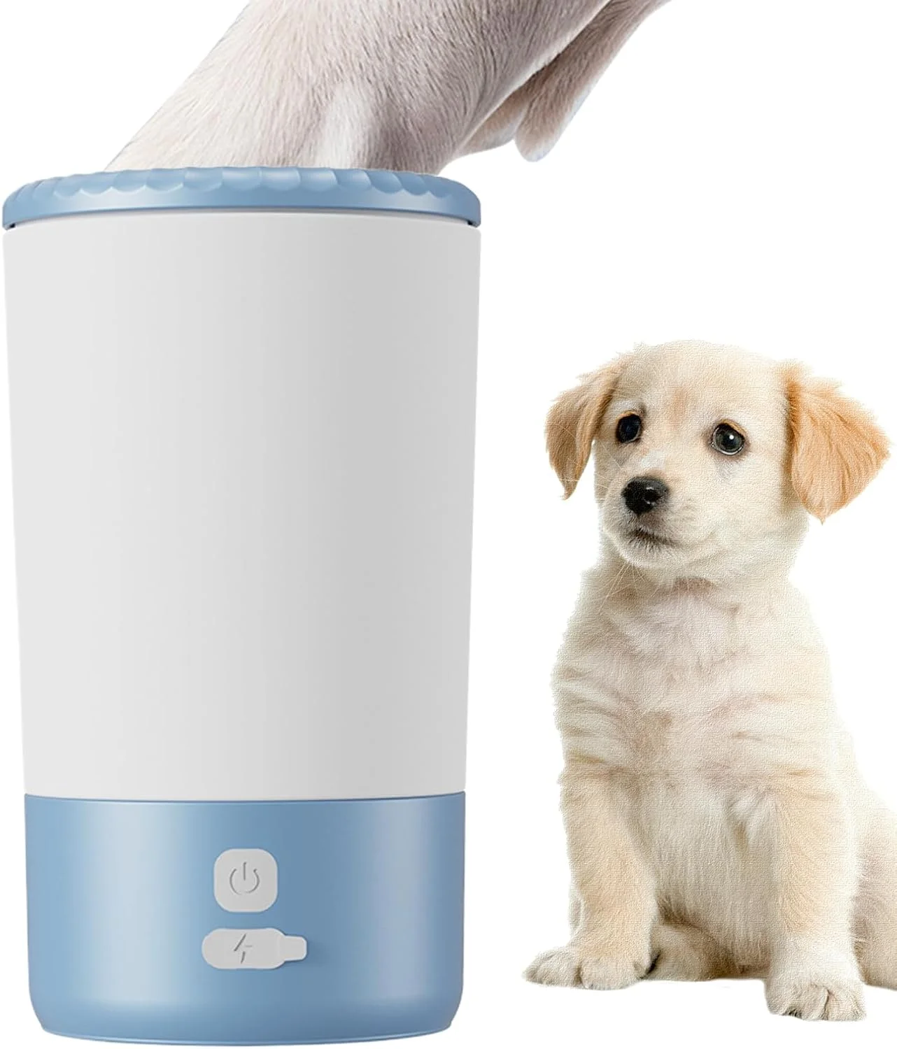 Dog Foot Washer, Automatic Washer for Dog Foot, Electric Cat Paw Washing Device for Puppies Pets Busy Professionals Walking Backyard Garden Lawn Dog Foot Washer, Automatic Washer for Dog Foot, Electric Cat Paw Washing Device for Puppies Pets Busy Professionals Walking Backyard Garden Lawn