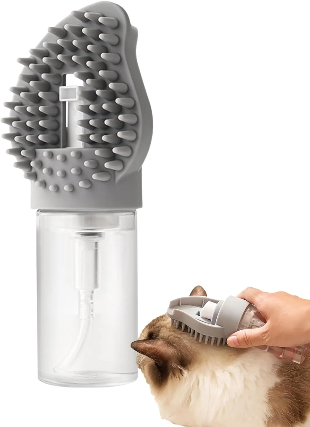 برس حمام حیوانات خانگی | لوازم نظافت حیوانات خانگی با پخش کننده صابون | شانه گره باز کن بچه گربه | برای حمام کردن، نظافت، شستشو و ریزش مو سگ و گربه برس حمام حیوانات خانگی | لوازم نظافت حیوانات خانگی با پخش کننده صابون | شانه گره باز کن بچه گربه | برای حمام کردن، نظافت، شستشو و ریزش مو سگ و گربه