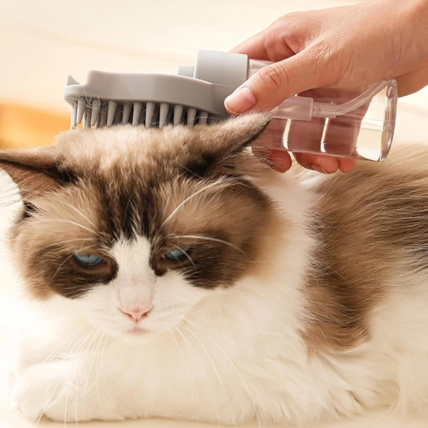 برس حمام حیوانات خانگی | لوازم نظافت حیوانات خانگی با پخش کننده صابون | شانه گره باز کن بچه گربه | برای حمام کردن، نظافت، شستشو و ریزش مو سگ و گربه برس حمام حیوانات خانگی | لوازم نظافت حیوانات خانگی با پخش کننده صابون | شانه گره باز کن بچه گربه | برای حمام کردن، نظافت، شستشو و ریزش مو سگ و گربه