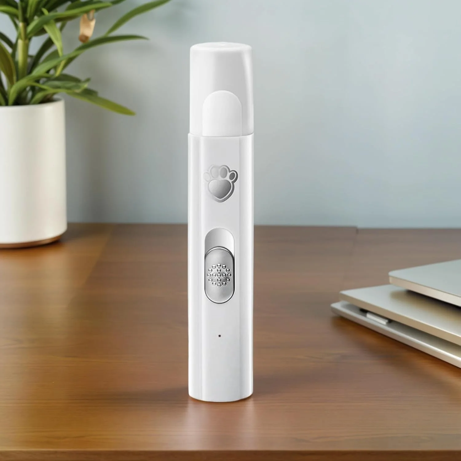 سوهان برقی ناخن سگ | ماشین اصلاح ناخن پنجه توله سگ با قابلیت شارژ USB | ابزار برقی اصلاح ناخن حیوانات خانگی دو سرعته با باتری 500 میلی آمپر ساعتی برای بچه گربه، توله سگ، حیوانات کوچک، بزرگ و متوسط