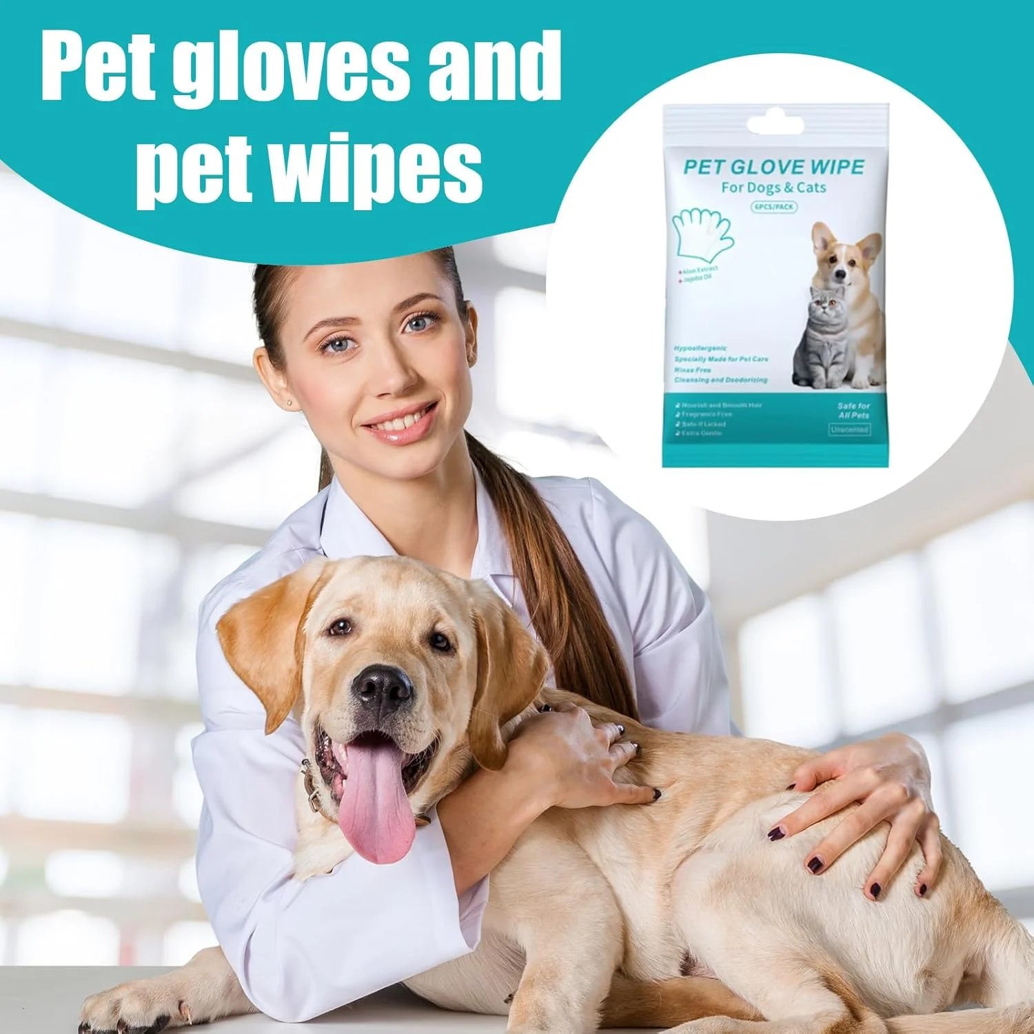 دستمال مرطوب دستکشی سگ - دستمال مرطوب خوشبو کننده توله سگ 3 عددی | دستکش های تمیز کننده قابل حمل لوازم حیوانات خانگی برای نگهداری روزانه موی بدن صورت چشم پنجه گوش حمام بچه گربه دستمال مرطوب دستکشی سگ - دستمال مرطوب خوشبو کننده توله سگ 3 عددی | دستکش های تمیز کننده قابل حمل لوازم حیوانات خانگی برای نگهداری روزانه موی بدن صورت چشم پنجه گوش حمام بچه گربه