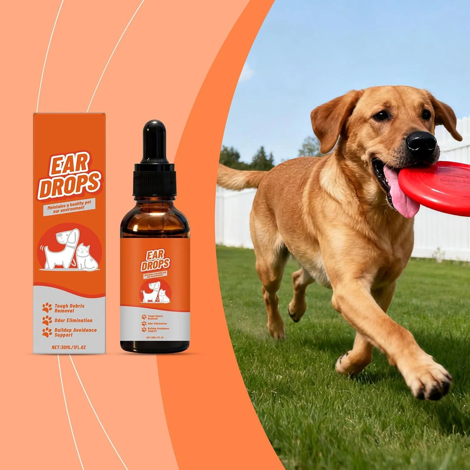 قطره گوش سگ | مایع طبیعی 30 میلی لیتری، پاک کننده گوش توله سگ | برای نظافت، بهداشت توله سگ، بچه گربه، پنجه، خانه، داخل و خارج از منزل، مسافرت، حمام، شستشو قطره گوش سگ | مایع طبیعی 30 میلی لیتری، پاک کننده گوش توله سگ | برای نظافت، بهداشت توله سگ، بچه گربه، پنجه، خانه، داخل و خارج از منزل، مسافرت، حمام، شستشو