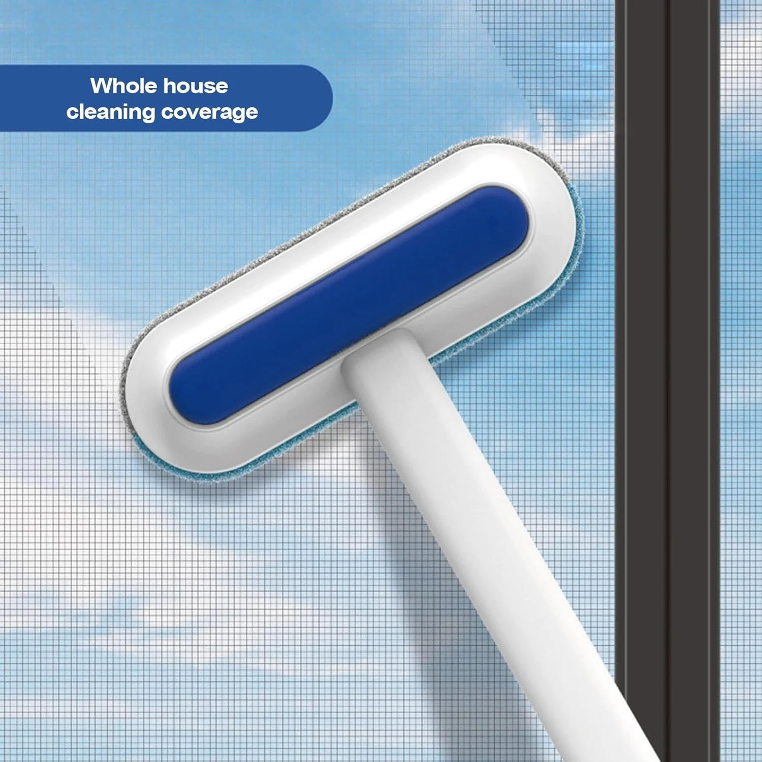 ابزار حذف موی حیوانات خانگی - برس مو جمع کن سگ با دسته بلند قابل استفاده مجدد، شانه لایه بردار فرش، تمیز کننده پرز قابل استفاده مجدد برای پنجره، مبل، مبلمان، لباس، فرش، کاشی، ملحفه، اتاق خواب ابزار حذف موی حیوانات خانگی - برس مو جمع کن سگ با دسته بلند قابل استفاده مجدد، شانه لایه بردار فرش، تمیز کننده پرز قابل استفاده مجدد برای پنجره، مبل، مبلمان، لباس، فرش، کاشی، ملحفه، اتاق خواب