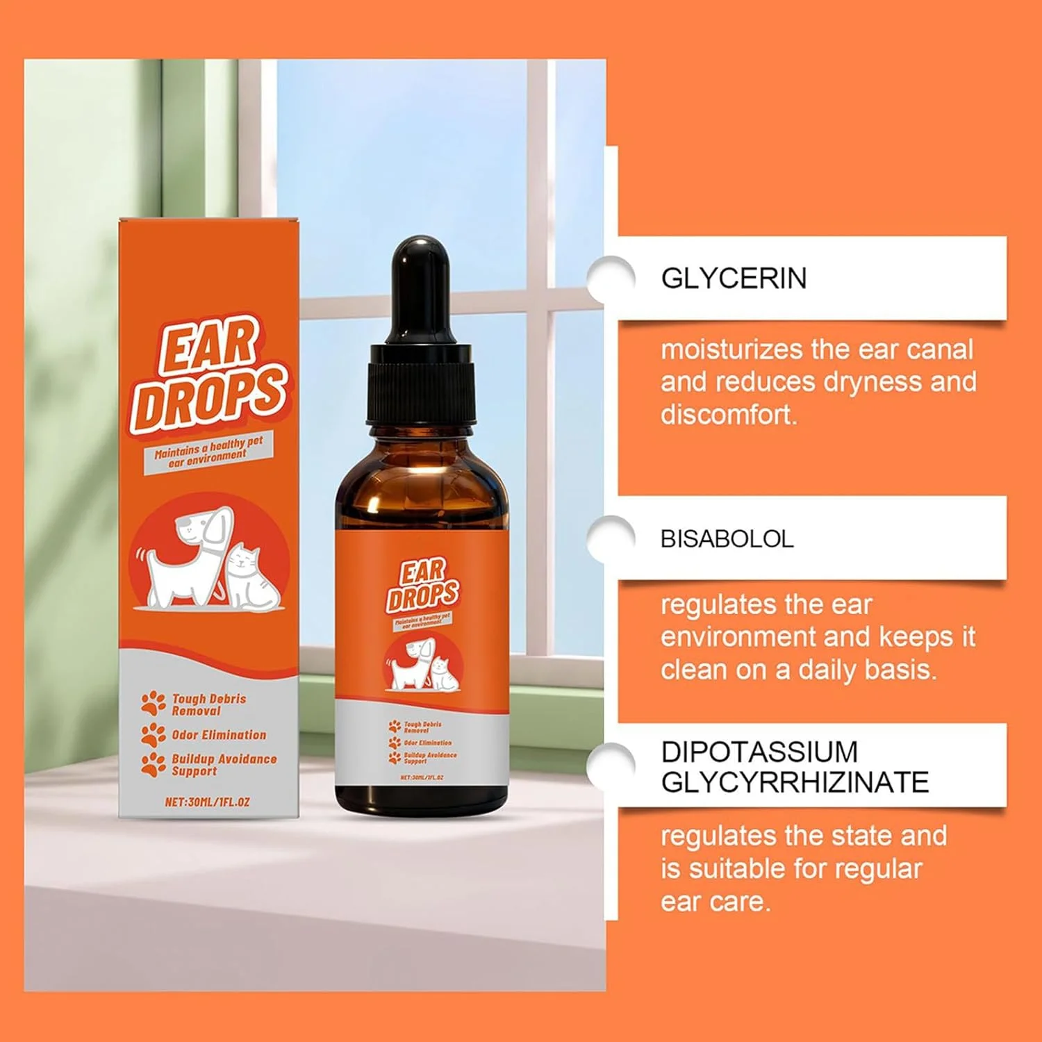 قطره گوش سگ | 30 میلی لیتر لوازم جانبی حیوانات خانگی طبیعی - پاک کننده گوش توله سگ، برای نظافت و بهداشت توله سگ، بچه گربه، مناسب خانه، داخل و خارج از منزل، مسافرت، حمام و شستشو قطره گوش سگ | 30 میلی لیتر لوازم جانبی حیوانات خانگی طبیعی - پاک کننده گوش توله سگ، برای نظافت و بهداشت توله سگ، بچه گربه، مناسب خانه، داخل و خارج از منزل، مسافرت، حمام و شستشو