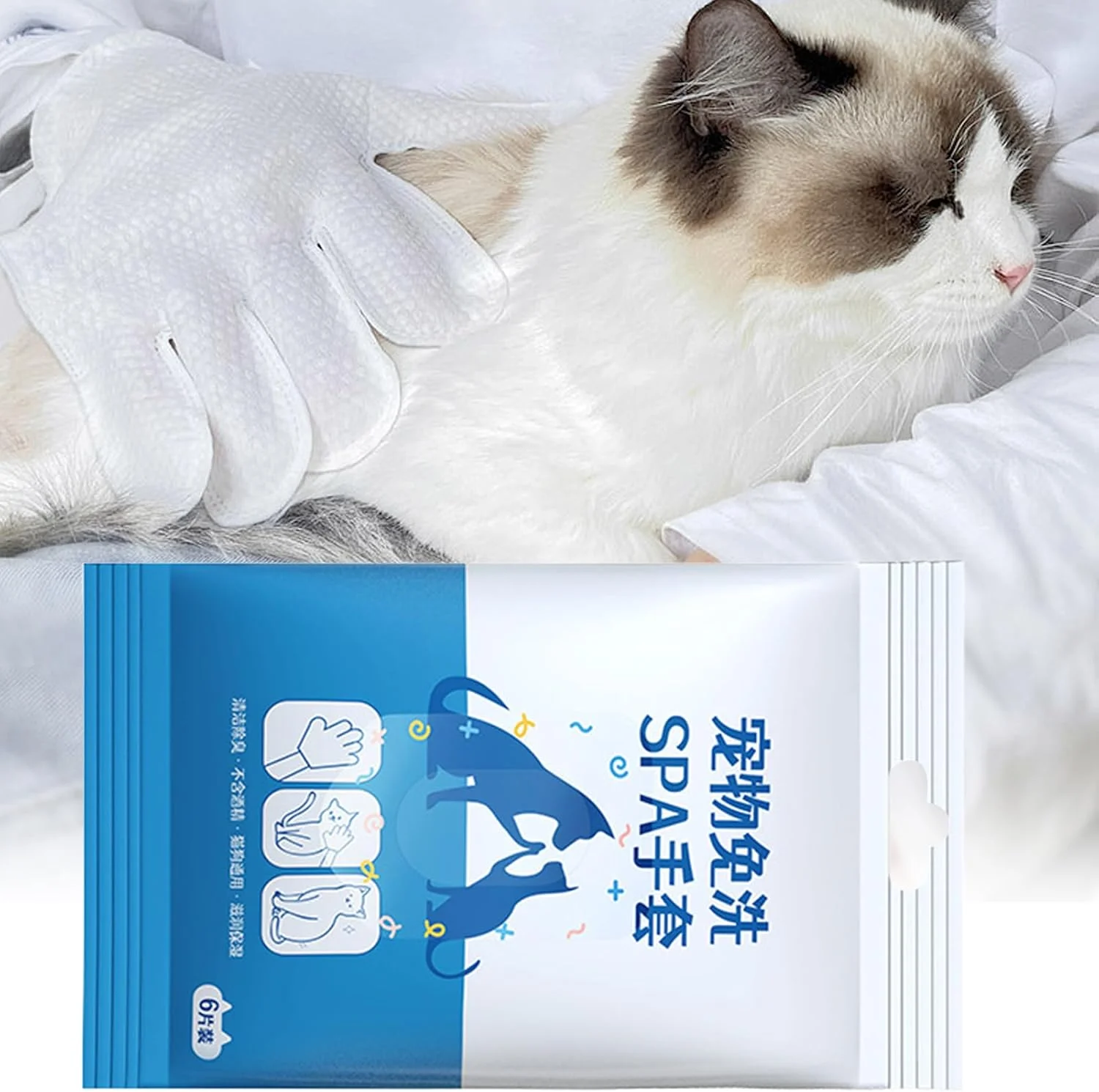 دستکش تمیز کننده سگ - دستکش تمیز کننده قابل حمل بدون نیاز به آبکشی برای سگ، مناسب پیاده روی، کمپینگ، مسافرت با ماشین، سگ های مسن، توله سگ ها، بچه گربه ها و خرگوش ها دستکش تمیز کننده سگ - دستکش تمیز کننده قابل حمل بدون نیاز به آبکشی برای سگ، مناسب پیاده روی، کمپینگ، مسافرت با ماشین، سگ های مسن، توله سگ ها، بچه گربه ها و خرگوش ها