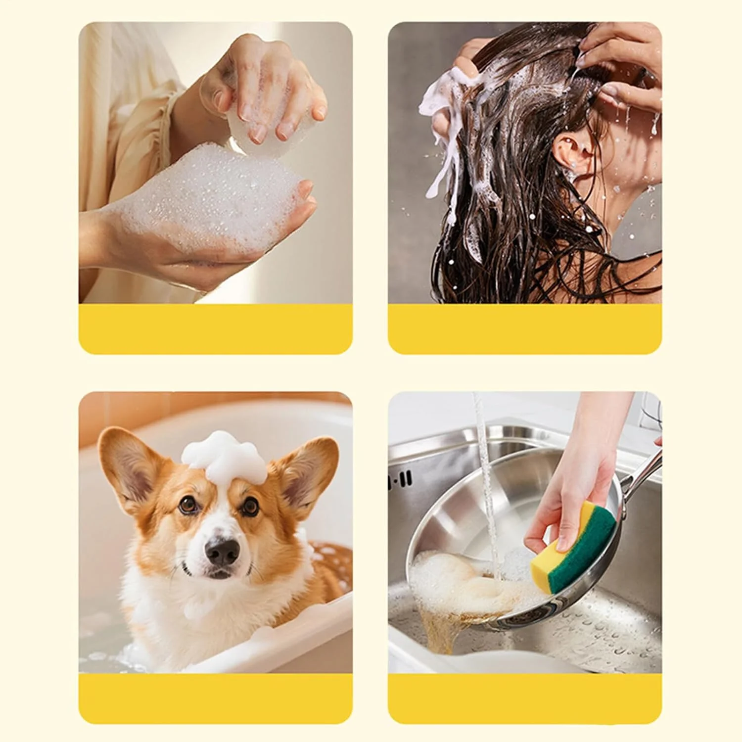 اسپری شامپو سگ، پخش کننده شامپو فوم اتوماتیک، اسپری نظافت برای سالن، توالت، مسافرت، حمام در فضای باز، حیاط خلوت، وان حمام، باغ