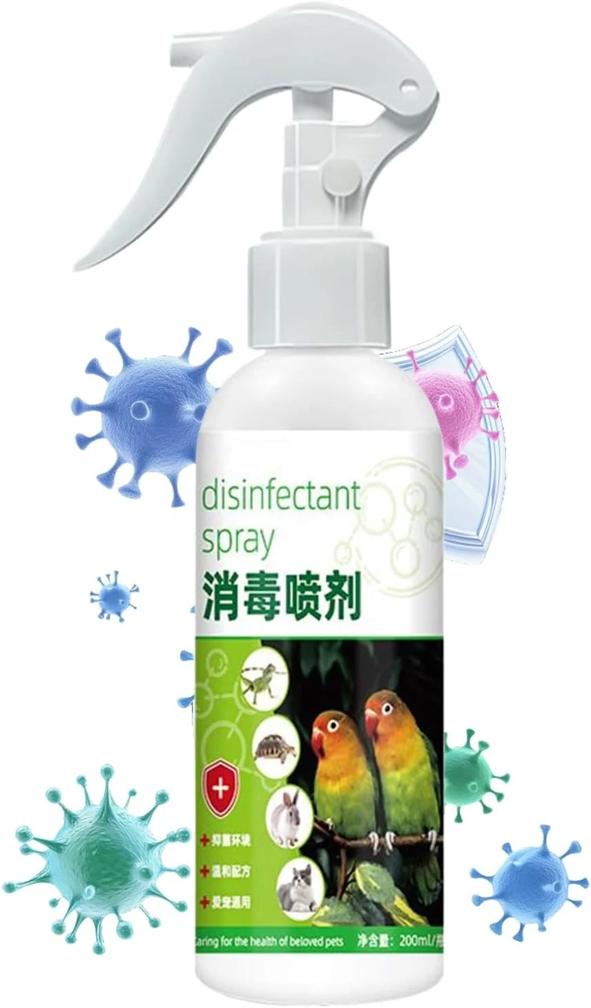 Pet Spray | 200ml Cage Odor Remover,Natural Urine Pee Smell Deodorizer for Puppy Kitten Cockatiel Cage Perch Feeder Parrot Home Car Pet Spray | 200ml Cage Odor Remover,Natural Urine Pee Smell Deodorizer for Puppy Kitten Cockatiel Cage Perch Feeder Parrot Home Car