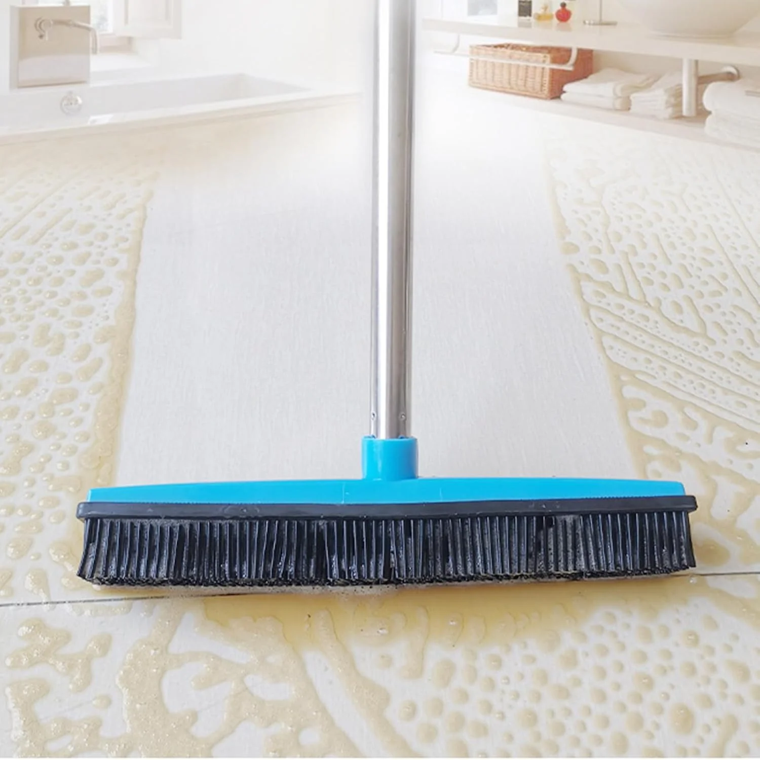 Pet Hair Broom | Long Handle Broom for Pet Hair - Brush Lint Remover Ergonomic Heavy Duty for Dorm Indoor Kitchen Classroom Household Apartment Outdoor Pet Hair Broom | Long Handle Broom for Pet Hair - Brush Lint Remover Ergonomic Heavy Duty for Dorm Indoor Kitchen Classroom Household Apartment Outdoor