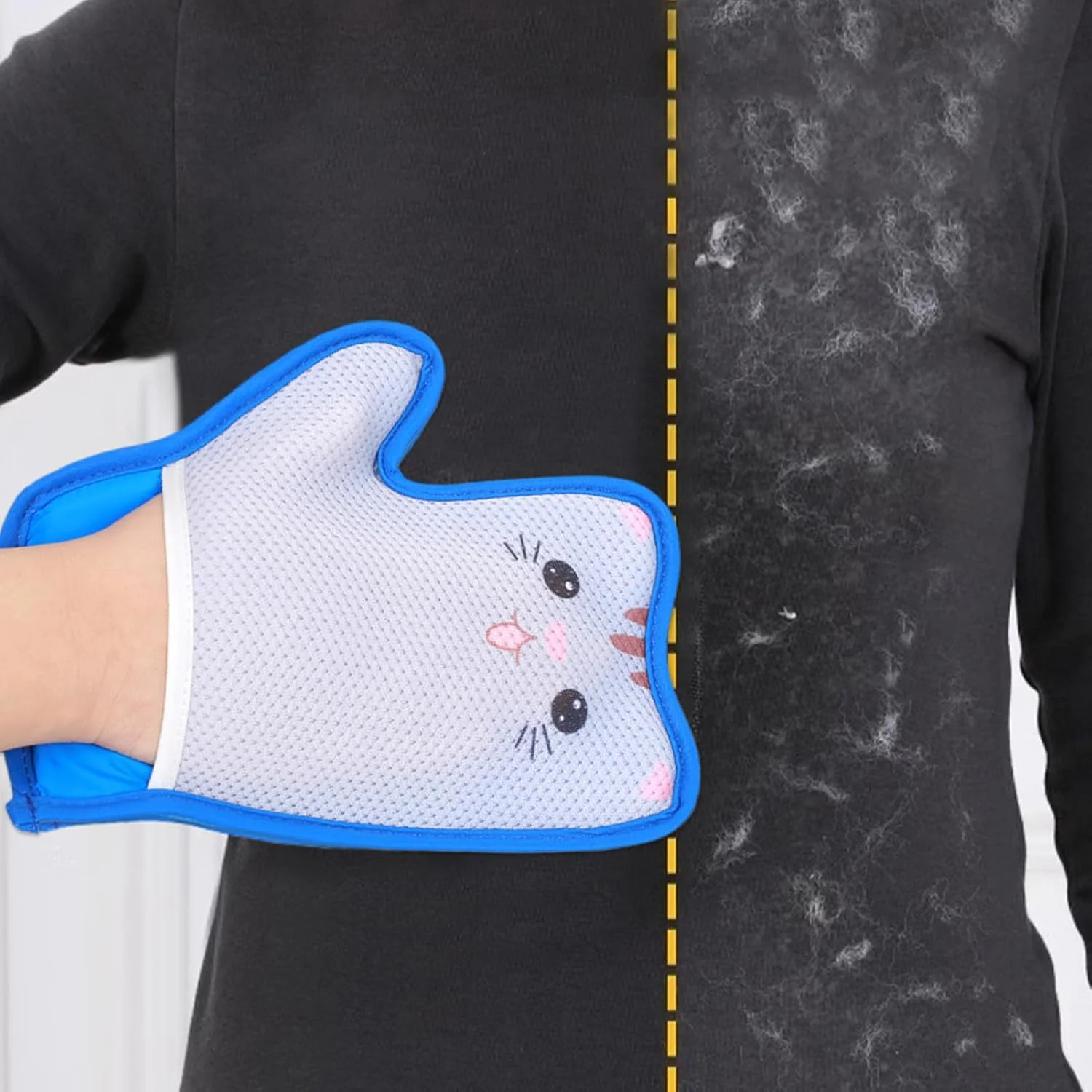 دستکش الکترواستاتیک پاک کننده موی حیوانات خانگی | دستکش الکترواستاتیک طرح کارتونی برای از بین بردن موی حیوانات خانگی | ابزار تمیز کننده برس ضد الکتریسیته ساکن قابل استفاده مجدد برای مبل، فرش، تخت، پتو، قالیچه، کاناپه، فضای داخلی دستکش الکترواستاتیک پاک کننده موی حیوانات خانگی | دستکش الکترواستاتیک طرح کارتونی برای از بین بردن موی حیوانات خانگی | ابزار تمیز کننده برس ضد الکتریسیته ساکن قابل استفاده مجدد برای مبل، فرش، تخت، پتو، قالیچه، کاناپه، فضای داخلی