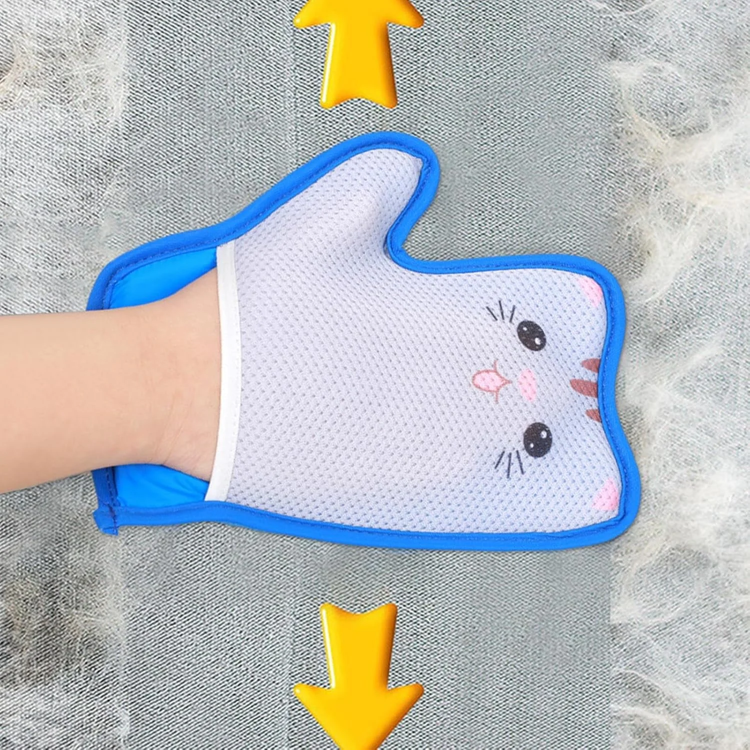 دستکش الکترواستاتیک پاک کننده موی حیوانات خانگی | دستکش الکترواستاتیک طرح کارتونی برای از بین بردن موی حیوانات خانگی | ابزار تمیز کننده برس ضد الکتریسیته ساکن قابل استفاده مجدد برای مبل، فرش، تخت، پتو، قالیچه، کاناپه، فضای داخلی دستکش الکترواستاتیک پاک کننده موی حیوانات خانگی | دستکش الکترواستاتیک طرح کارتونی برای از بین بردن موی حیوانات خانگی | ابزار تمیز کننده برس ضد الکتریسیته ساکن قابل استفاده مجدد برای مبل، فرش، تخت، پتو، قالیچه، کاناپه، فضای داخلی