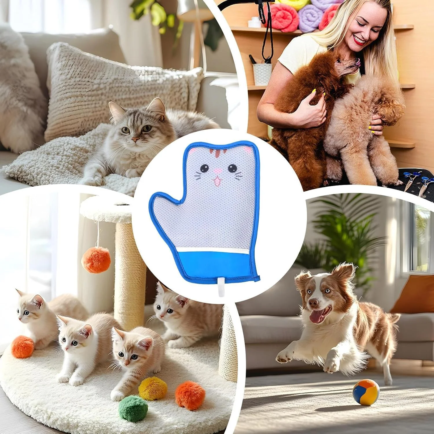 دستکش الکترواستاتیک پاک کننده موی حیوانات خانگی | دستکش الکترواستاتیک طرح کارتونی برای از بین بردن موی حیوانات خانگی | ابزار تمیز کننده برس ضد الکتریسیته ساکن قابل استفاده مجدد برای مبل، فرش، تخت، پتو، قالیچه، کاناپه، فضای داخلی دستکش الکترواستاتیک پاک کننده موی حیوانات خانگی | دستکش الکترواستاتیک طرح کارتونی برای از بین بردن موی حیوانات خانگی | ابزار تمیز کننده برس ضد الکتریسیته ساکن قابل استفاده مجدد برای مبل، فرش، تخت، پتو، قالیچه، کاناپه، فضای داخلی