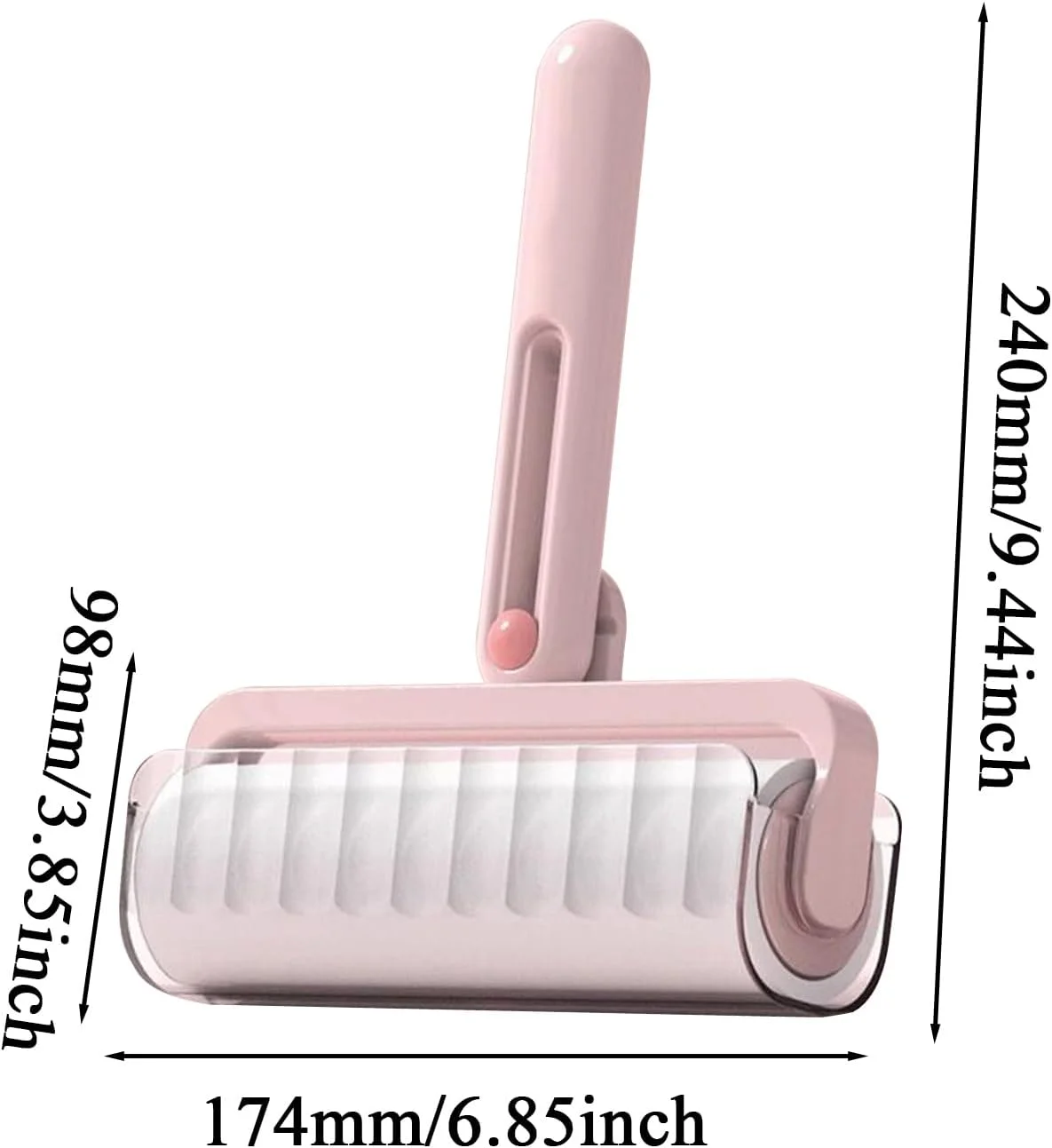 غلتک پرزگیر | غلتک چسبی جمع کننده موی گربه برای خودرو - ابزار تاشو تمیز کننده با رول یدکی برای کفش، خانه، پارچه، فرش، روکش، کلاه، داخل خودرو، مسافرت، دفتر، مبل و رختخواب غلتک پرزگیر | غلتک چسبی جمع کننده موی گربه برای خودرو - ابزار تاشو تمیز کننده با رول یدکی برای کفش، خانه، پارچه، فرش، روکش، کلاه، داخل خودرو، مسافرت، دفتر، مبل و رختخواب