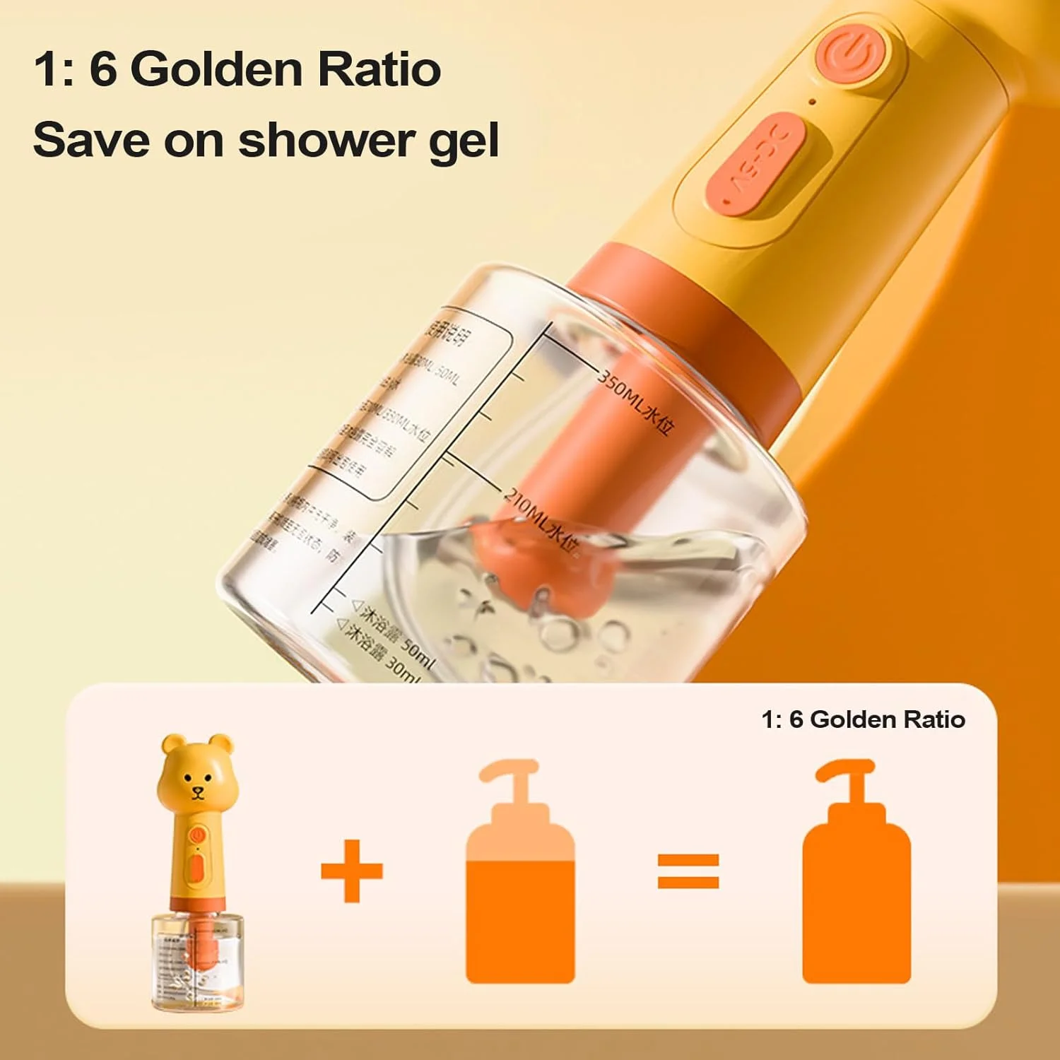 دیسپنسر شامپو سگ - شامپو اسپری برای حیوانات خانگی، فوم ساز طرح خرس برای فصل ریزش مو، از بین بردن بوی بد، مناسب توله سگ، سگ مسن، تمیز کردن لانه، حمام کردن و شستشوی پنجه دیسپنسر شامپو سگ - شامپو اسپری برای حیوانات خانگی، فوم ساز طرح خرس برای فصل ریزش مو، از بین بردن بوی بد، مناسب توله سگ، سگ مسن، تمیز کردن لانه، حمام کردن و شستشوی پنجه