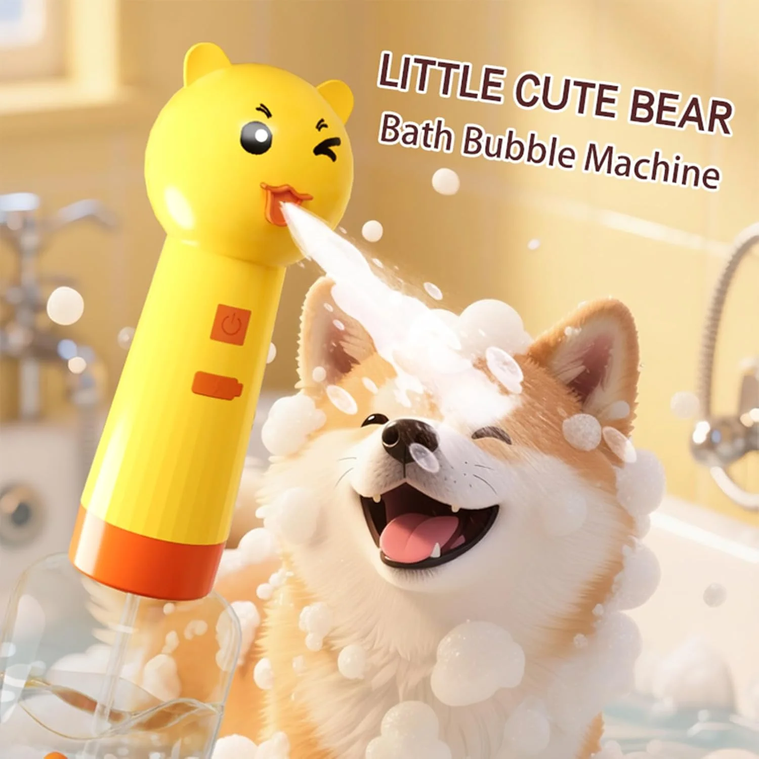 مخزن صابون سگ طرح خرس 350 میلی لیتر - مخزن شامپو برقی برای دوش، اسپری فوم شارژی برای توالت گربه آشپزخانه شستشو حمام خانگی تمیز کردن دوش حیوان خانگی مخزن صابون سگ طرح خرس 350 میلی لیتر - مخزن شامپو برقی برای دوش، اسپری فوم شارژی برای توالت گربه آشپزخانه شستشو حمام خانگی تمیز کردن دوش حیوان خانگی