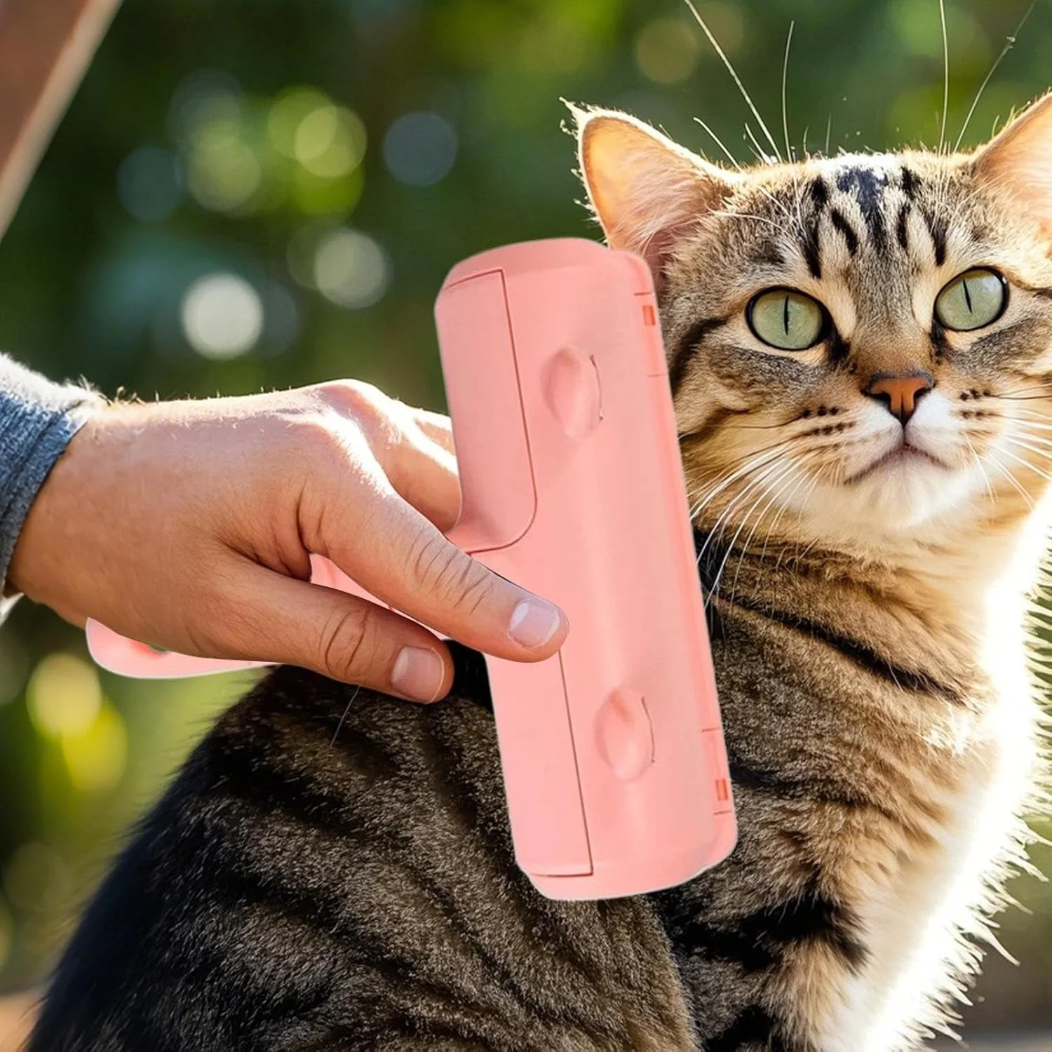 برس جمع کننده موی سگ - غلتک پرز مبلمان طرح گوش گربه، قابل استفاده مجدد، برس حذف موی حیوانات خانگی برای صاحبان سگ، اتاق نشیمن، دفتر، آپارتمان، فرش، تشک، مبل، صندلی ماشین، رختخواب برس جمع کننده موی سگ - غلتک پرز مبلمان طرح گوش گربه، قابل استفاده مجدد، برس حذف موی حیوانات خانگی برای صاحبان سگ، اتاق نشیمن، دفتر، آپارتمان، فرش، تشک، مبل، صندلی ماشین، رختخواب