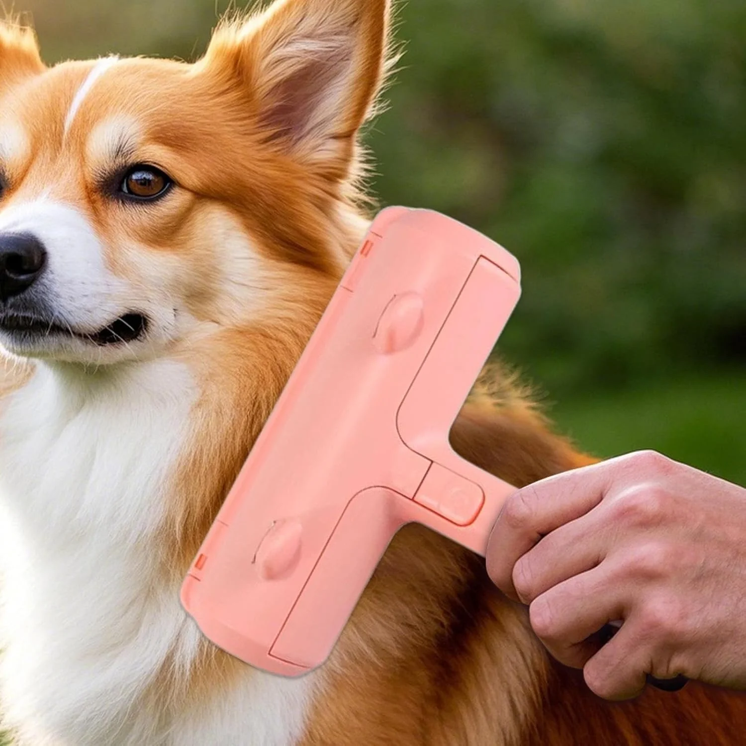 برس جمع کننده موی سگ - غلتک پرز مبلمان طرح گوش گربه، قابل استفاده مجدد، برس حذف موی حیوانات خانگی برای صاحبان سگ، اتاق نشیمن، دفتر، آپارتمان، فرش، تشک، مبل، صندلی ماشین، رختخواب برس جمع کننده موی سگ - غلتک پرز مبلمان طرح گوش گربه، قابل استفاده مجدد، برس حذف موی حیوانات خانگی برای صاحبان سگ، اتاق نشیمن، دفتر، آپارتمان، فرش، تشک، مبل، صندلی ماشین، رختخواب