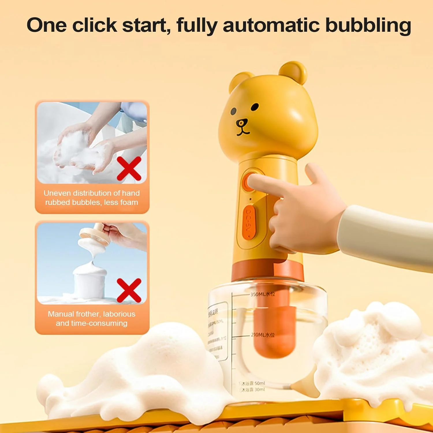 اسپری فوم شامپو سگ | پخش کننده شامپو حیوانات خانگی، فوم ساز طرح خرس برای فصل ریزش مو، از بین بردن بو، مناسب توله سگ، سگ مسن، تمیز کردن لانه، حمام کردن و شستشوی پنجه اسپری فوم شامپو سگ | پخش کننده شامپو حیوانات خانگی، فوم ساز طرح خرس برای فصل ریزش مو، از بین بردن بو، مناسب توله سگ، سگ مسن، تمیز کردن لانه، حمام کردن و شستشوی پنجه