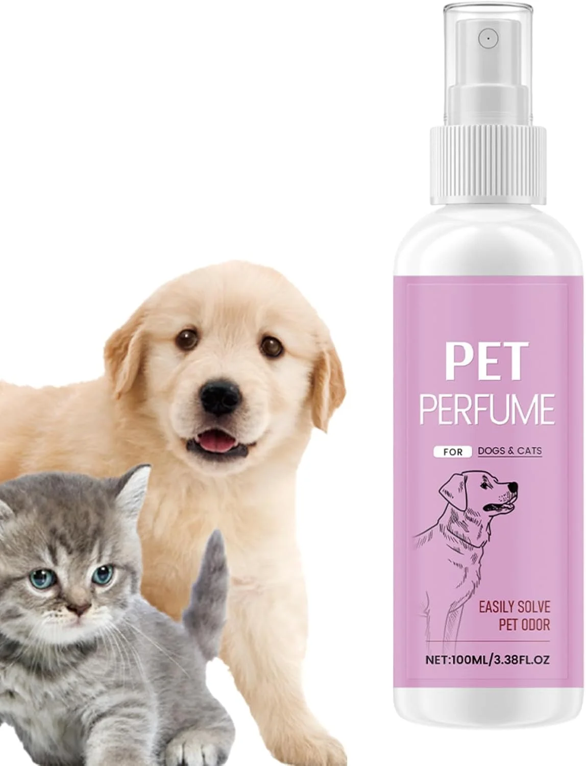 از بین برنده بوی حیوانات خانگی برای منزل - از بین برنده بوی ادرار سگ 100 میلی لیتر | اسپری قابل حمل پاک کننده طبیعی با رایحه ماندگار برای پارچه، فرش، خانه، ماشین، مبلمان، کمد، حمام، کف از بین برنده بوی حیوانات خانگی برای منزل - از بین برنده بوی ادرار سگ 100 میلی لیتر | اسپری قابل حمل پاک کننده طبیعی با رایحه ماندگار برای پارچه، فرش، خانه، ماشین، مبلمان، کمد، حمام، کف