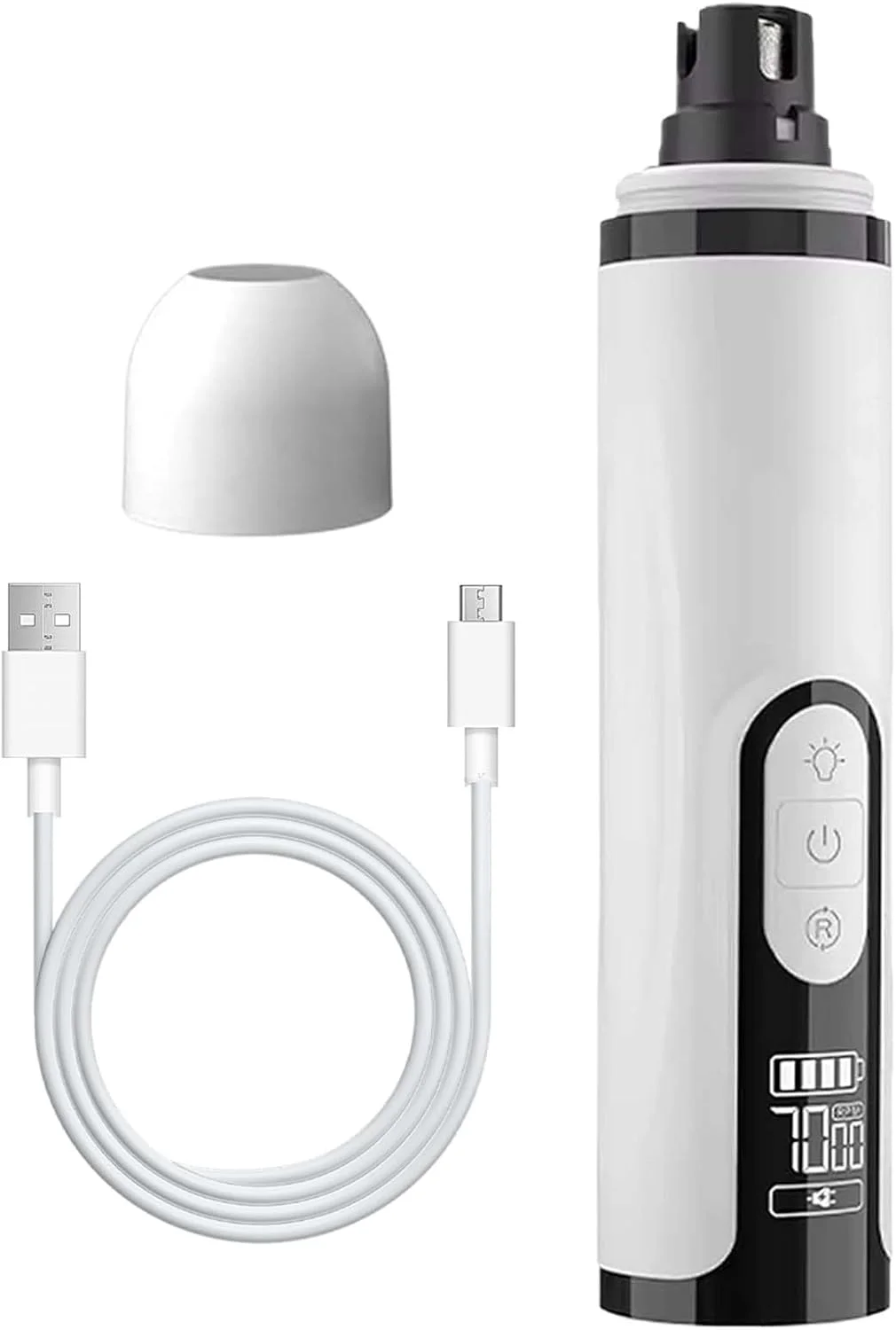 سوهان ناخن سگ 3 سرعته، بی صدا و با لرزش کم، ماشین اصلاح ناخن حیوانات خانگی برقی - ابزار اصلاح ناخن پنجه سگ بی سیم با چراغ LED برای پدیکور و مانیکور در خانه برای بچه گربه، گربه و توله سگ سوهان ناخن سگ 3 سرعته، بی صدا و با لرزش کم، ماشین اصلاح ناخن حیوانات خانگی برقی - ابزار اصلاح ناخن پنجه سگ بی سیم با چراغ LED برای پدیکور و مانیکور در خانه برای بچه گربه، گربه و توله سگ