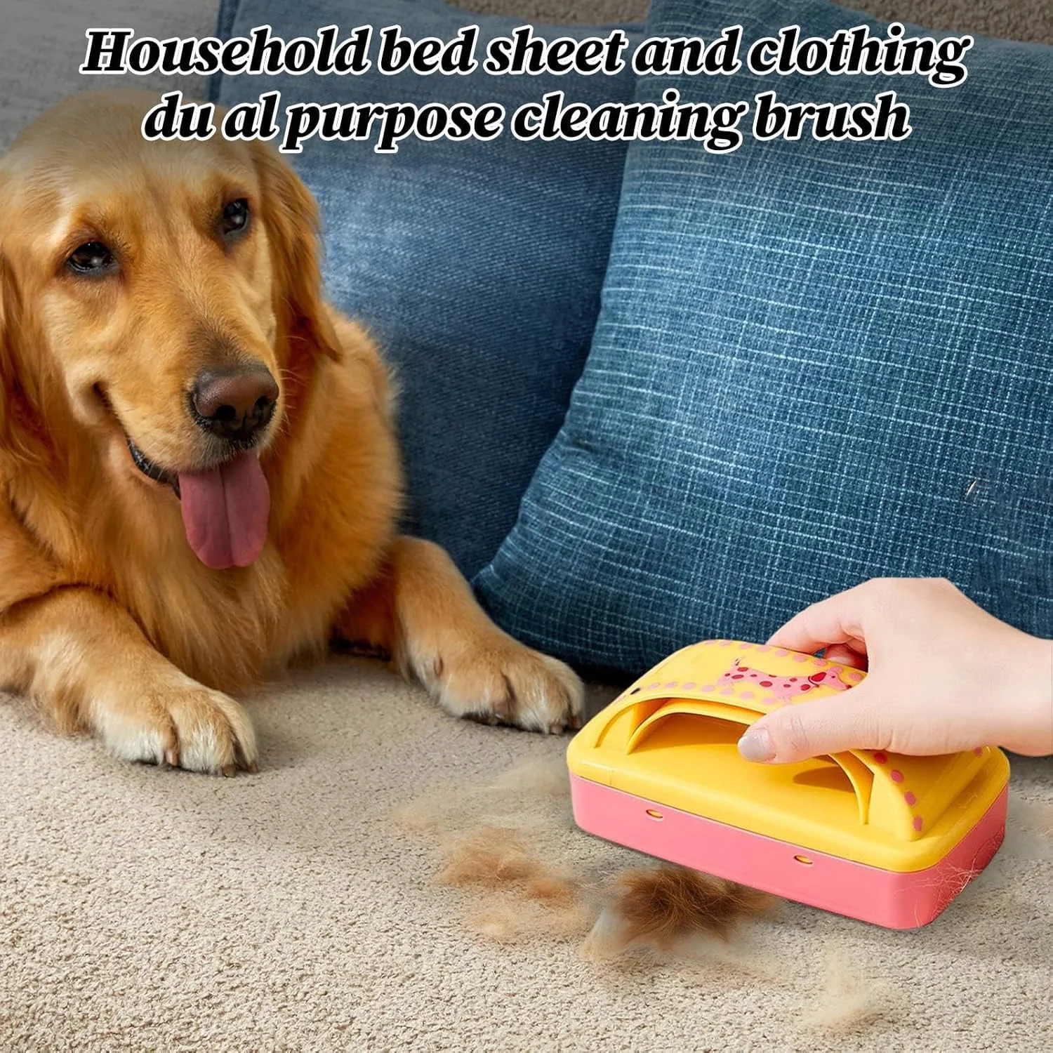 برس پرزگیر لباس - برس پاک کننده موی حیوانات خانگی، ابزار تمیز کننده گرد و غبار قابل استفاده مجدد برای تخت سگ و گربه، مبلمان پارچه ای منزل، صندلی ماشین برس پرزگیر لباس - برس پاک کننده موی حیوانات خانگی، ابزار تمیز کننده گرد و غبار قابل استفاده مجدد برای تخت سگ و گربه، مبلمان پارچه ای منزل، صندلی ماشین