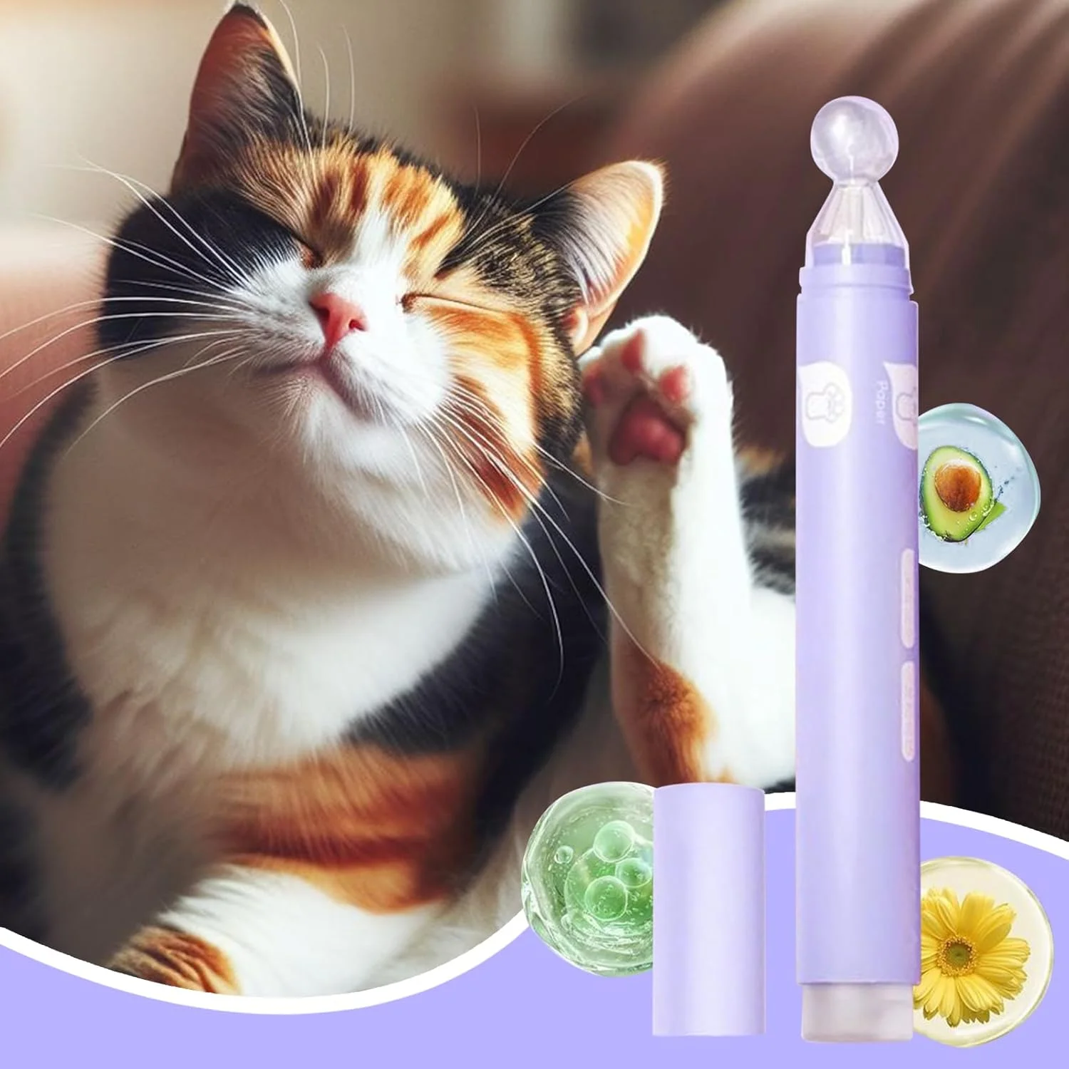 قلم بالم پنجه گربه | بالم مغذی پنجه برای سگ ها، 7.5 گرم محلول مراقبت از پوست توله سگ و بچه گربه، اندازه جیبی برای پناهگاه، مسافرت، کمپینگ، سفرهای کوتاه حیوانات قلم بالم پنجه گربه | بالم مغذی پنجه برای سگ ها، 7.5 گرم محلول مراقبت از پوست توله سگ و بچه گربه، اندازه جیبی برای پناهگاه، مسافرت، کمپینگ، سفرهای کوتاه حیوانات