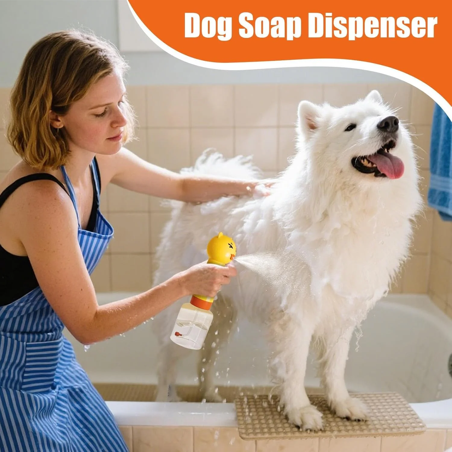 شامپو پخش کن سگ طرح خرس 350 میلی لیتر، شامپو پخش کن برقی - فوم پاش قابل شارژ برای توالت گربه آشپزخانه شستشو خانه حمام حیوان خانگی سینک دوش تمیز کردن شامپو پخش کن سگ طرح خرس 350 میلی لیتر، شامپو پخش کن برقی - فوم پاش قابل شارژ برای توالت گربه آشپزخانه شستشو خانه حمام حیوان خانگی سینک دوش تمیز کردن