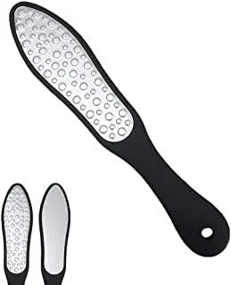 سوهان پا استیل ضد زنگ برای پوست مرده | لایه بردار ملایم پینه برای پای دیابتی و حساس | ابزار حرفه ای پدیکور برای پاشنه و کف پای صاف سوهان پا استیل ضد زنگ برای پوست مرده | لایه بردار ملایم پینه برای پای دیابتی و حساس | ابزار حرفه ای پدیکور برای پاشنه و کف پای صاف