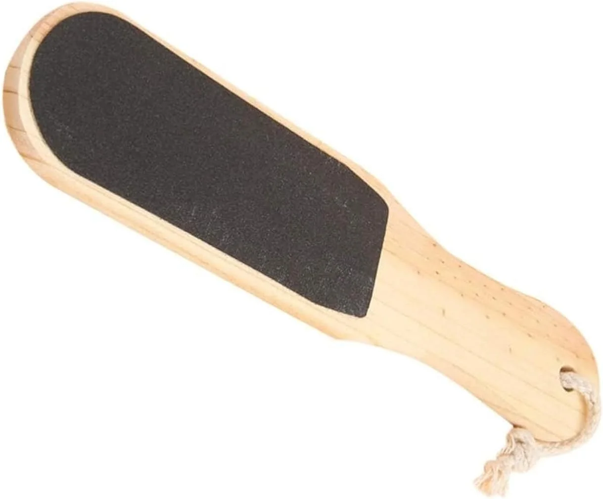 سوهان چوبی دو طرفه پا Showay، از بین برنده پوست مرده و پینه، برس لایه بردار، دسته چوبی، اسکرابر پدیکور