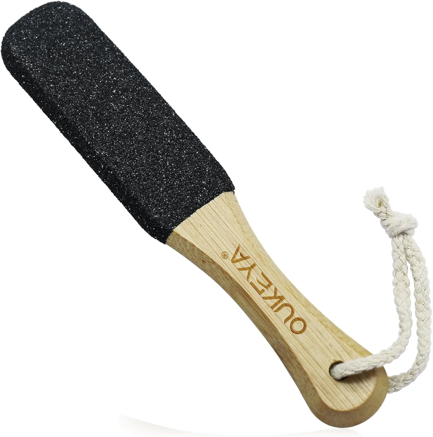 سوهان پا برای از بین بردن پوست مرده، از بین برنده پینه برای پاشنه ترک خورده، رنده حرفه ای پا ابزار خراشنده برای از بین بردن میخچه با دسته چوبی برای پوست سخت و میخچه برای پای خشک و مرطوب