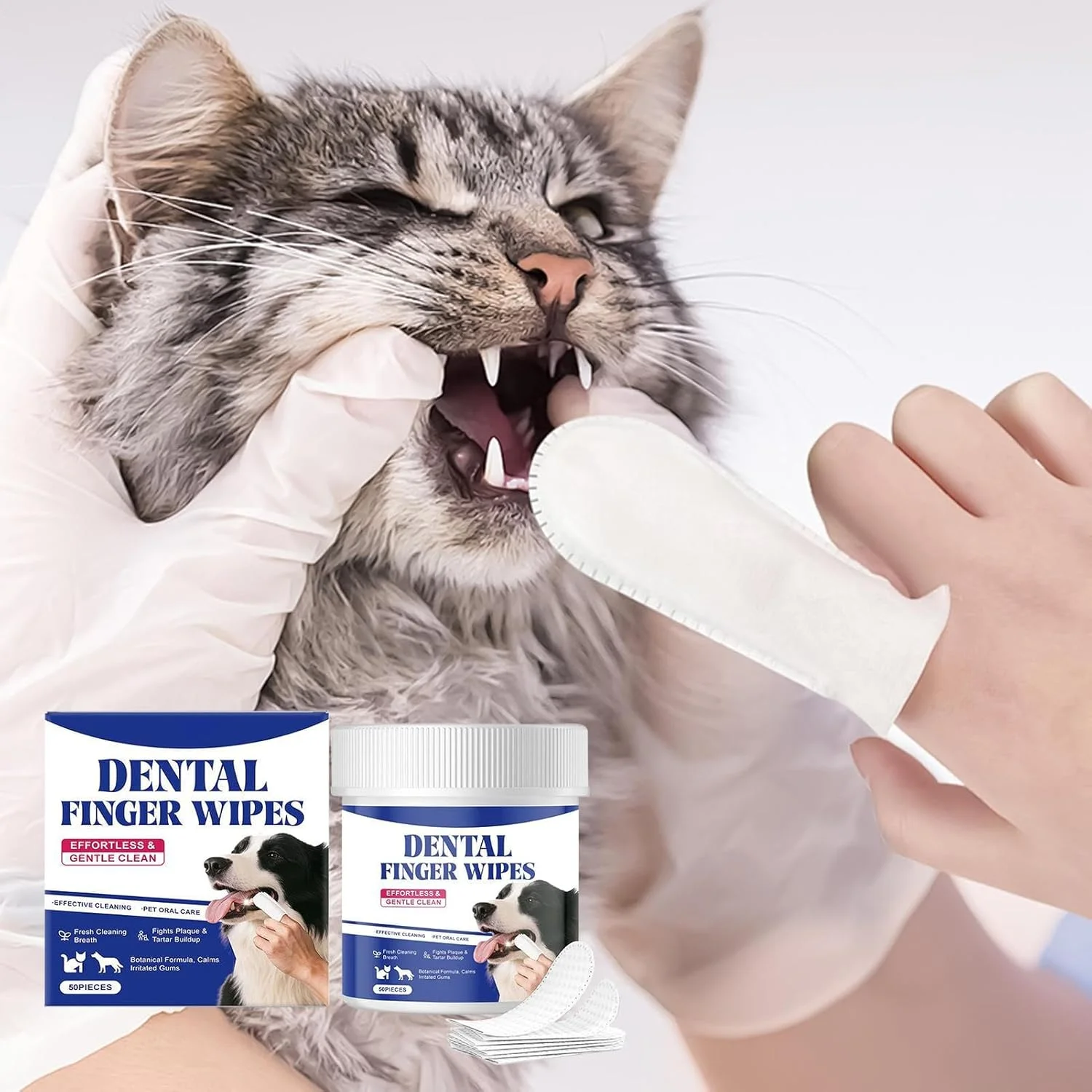 دستمال مرطوب تمیز کننده دندان سگ، 50 عددی، ابزار نظافت حرفه ای، دستمال مرطوب انگشتی تمیز کننده دندان حیوانات خانگی - برای بهداشت و مراقبت از دندان توله سگ، مسافرت های روزانه در محیط داخلی دستمال مرطوب تمیز کننده دندان سگ، 50 عددی، ابزار نظافت حرفه ای، دستمال مرطوب انگشتی تمیز کننده دندان حیوانات خانگی - برای بهداشت و مراقبت از دندان توله سگ، مسافرت های روزانه در محیط داخلی