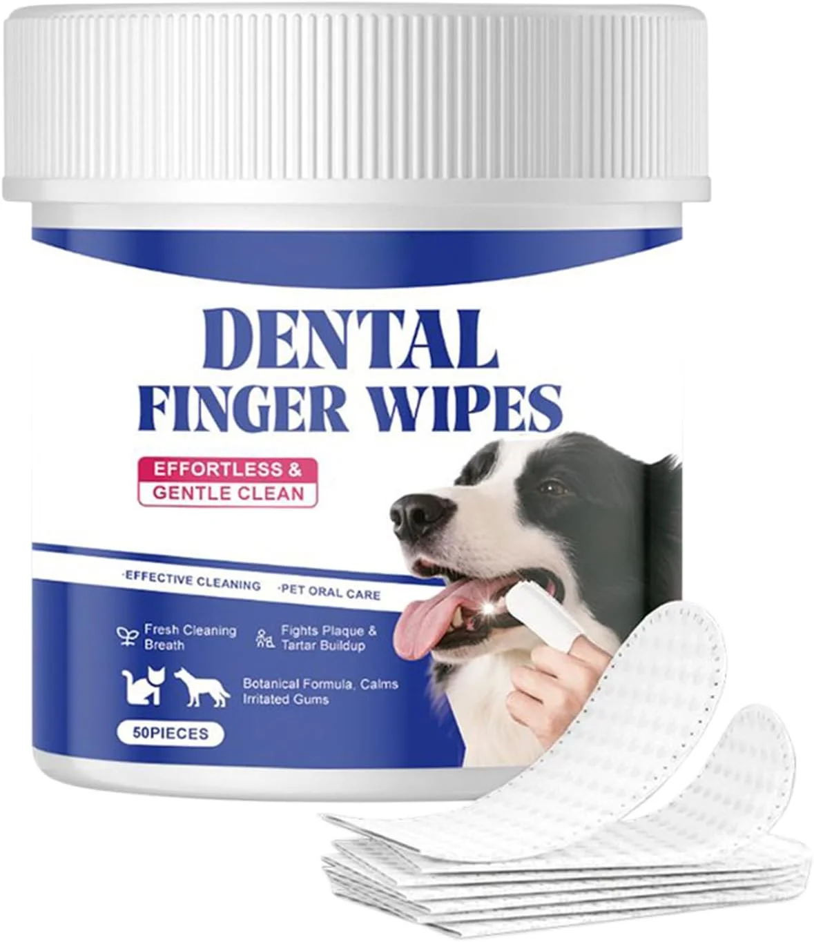 دستمال مرطوب تمیز کننده دندان سگ، 50 عدد، ابزار نظافت حرفه ای | دستمال مرطوب انگشتی برای مراقبت از دندان توله سگ | برای بهداشت و نظافت روزانه دندان سگ، مناسب منزل و مسافرت دستمال مرطوب تمیز کننده دندان سگ، 50 عدد، ابزار نظافت حرفه ای | دستمال مرطوب انگشتی برای مراقبت از دندان توله سگ | برای بهداشت و نظافت روزانه دندان سگ، مناسب منزل و مسافرت
