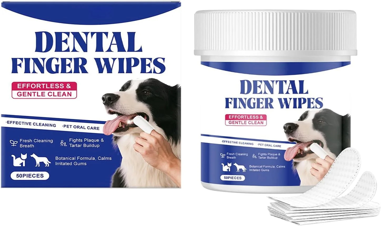 دستمال مرطوب تمیز کننده دندان سگ - 50 عددی، ابزار نظافت حرفه ای - دستمال مرطوب انگشتی برای تمیز کردن دندان توله سگ، برای بهداشت و سلامت دندان سگ، مناسب استفاده روزانه در منزل و مسافرت دستمال مرطوب تمیز کننده دندان سگ - 50 عددی، ابزار نظافت حرفه ای - دستمال مرطوب انگشتی برای تمیز کردن دندان توله سگ، برای بهداشت و سلامت دندان سگ، مناسب استفاده روزانه در منزل و مسافرت