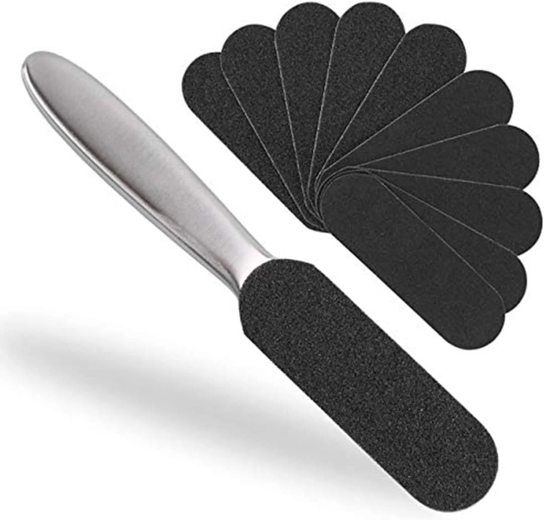 سوهان پا SHOWAY، از بین برنده پینه پا، اسکرابر پا، رنده پا، اسکراب دو طرفه، ابزار حرفه ای پدیکور برای پوست های سفت و مرده و پاشنه های ترک خورده، 25.2 * 6 * 3.5 سانتی متر سوهان پا SHOWAY، از بین برنده پینه پا، اسکرابر پا، رنده پا، اسکراب دو طرفه، ابزار حرفه ای پدیکور برای پوست های سفت و مرده و پاشنه های ترک خورده، 25.2 * 6 * 3.5 سانتی متر