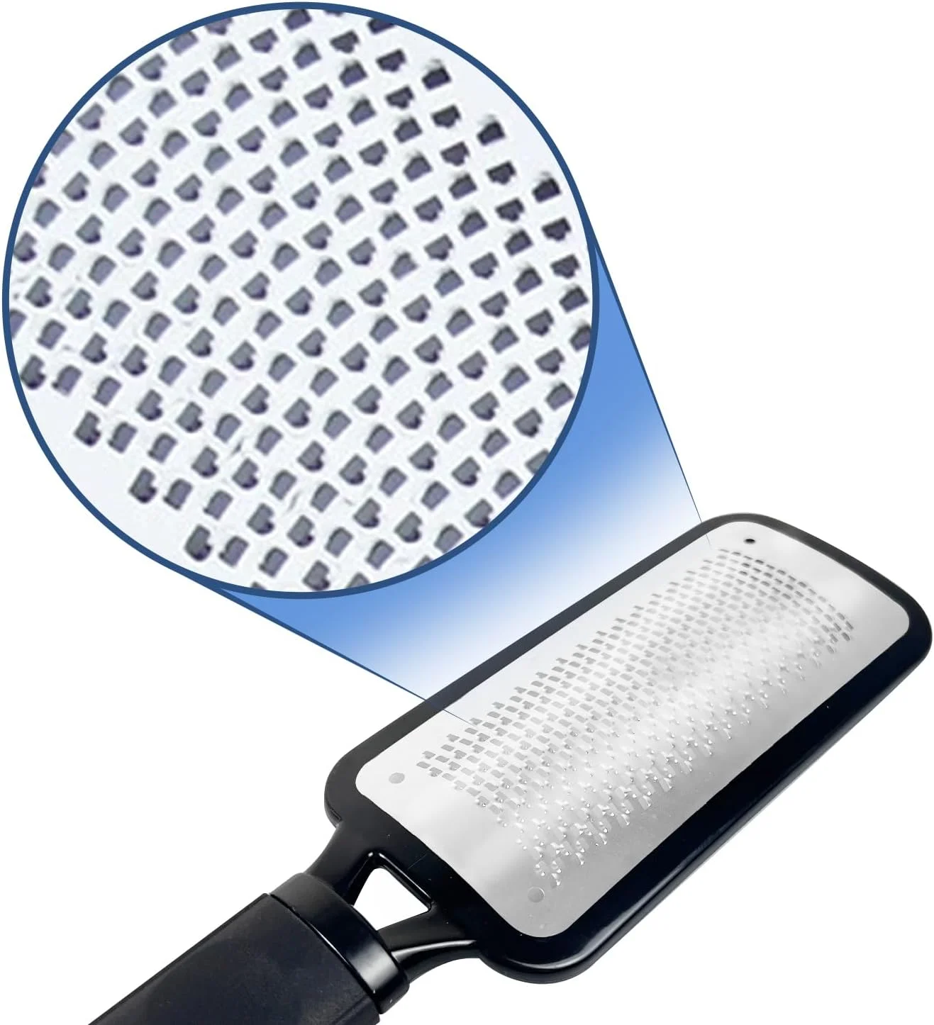 سوهان پا، از بین برنده پینه، ابزار اسکرابر پدیکور پا برای مراقبت از پا، خراشنده استیل ضد زنگ، از بین برنده پوست مرده و ترک خورده