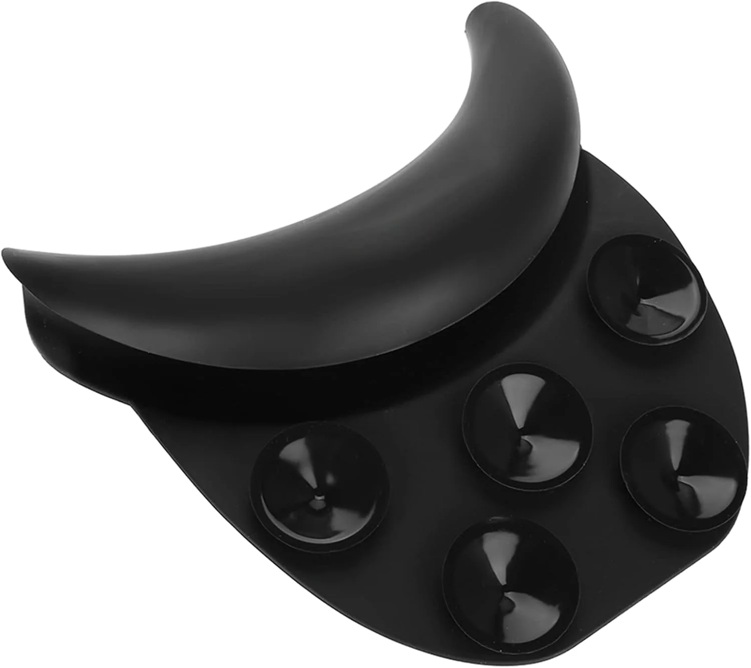 بالشتک گردن کاسه شامپو Fafeicy، تکیه گاه سر سیلیکونی با مکنده، پشتیبانی راحت سالن برای شستشوی مو، مشکی بالشتک گردن کاسه شامپو Fafeicy، تکیه گاه سر سیلیکونی با مکنده، پشتیبانی راحت سالن برای شستشوی مو، مشکی