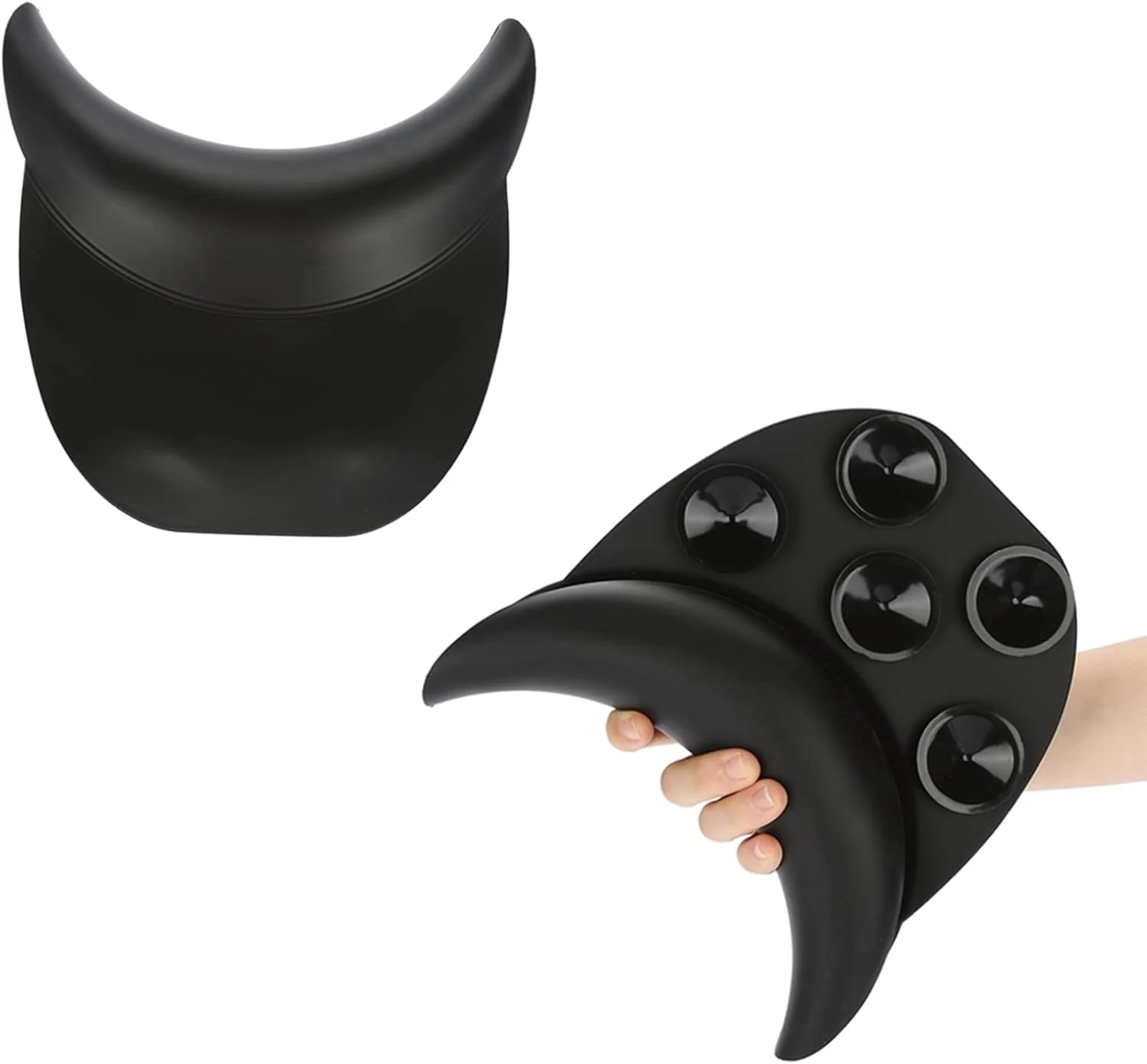 بالشتک گردن کاسه شامپو Fafeicy، تکیه گاه سر سیلیکونی با مکنده، پشتیبانی راحت سالن برای شستشوی مو، مشکی بالشتک گردن کاسه شامپو Fafeicy، تکیه گاه سر سیلیکونی با مکنده، پشتیبانی راحت سالن برای شستشوی مو، مشکی