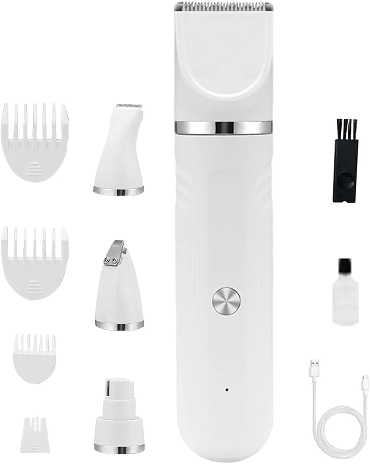 ست پیرایش سگ در خانه | ماشین اصلاح سگ 4 در 1 برای پیرایش - قیچی قابل تنظیم ابزار قیچی شارژی برای حمام داخلی خانه گربه ها ست پیرایش سگ در خانه | ماشین اصلاح سگ 4 در 1 برای پیرایش - قیچی قابل تنظیم ابزار قیچی شارژی برای حمام داخلی خانه گربه ها