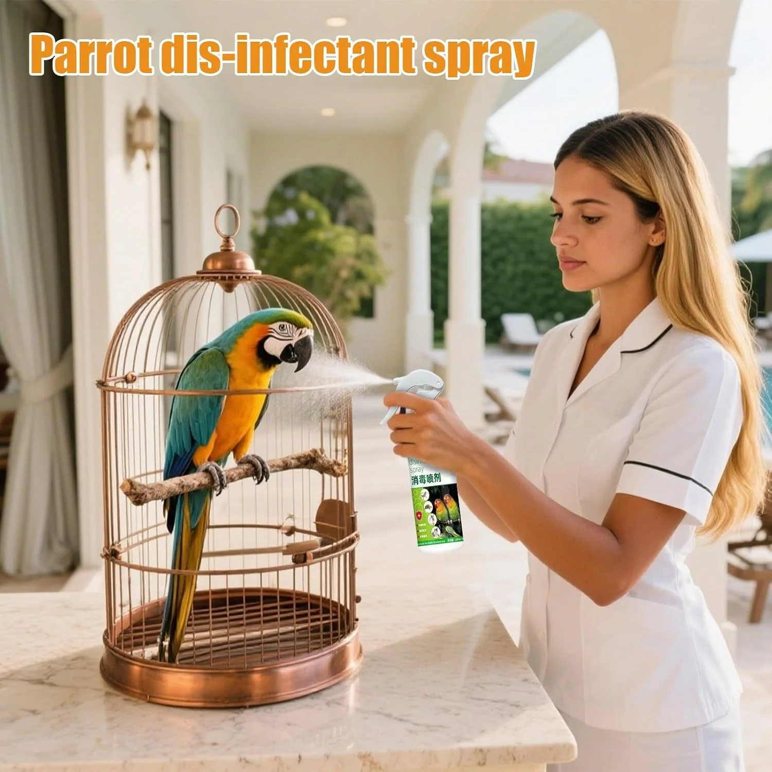 از بین برنده بوی حیوانات خانگی، اسپری خوشبو کننده 200 میلی لیتری برای نشیمنگاه طوطی | از بین برنده بوی ادرار طبیعی برای توله سگ، بچه گربه، قفس کوکاتیل، نشیمنگاه، غذاخوری، خانه طوطی، ماشین از بین برنده بوی حیوانات خانگی، اسپری خوشبو کننده 200 میلی لیتری برای نشیمنگاه طوطی | از بین برنده بوی ادرار طبیعی برای توله سگ، بچه گربه، قفس کوکاتیل، نشیمنگاه، غذاخوری، خانه طوطی، ماشین