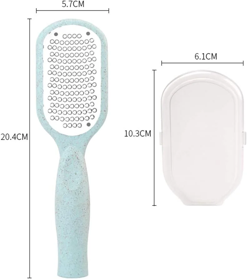 سوهان پا کیونوتیکی برای از بین بردن پوست مرده و پینه، سوهان حرفه ای پا، رنده پدیکور استیل ضد زنگ، ابزار پدیکور