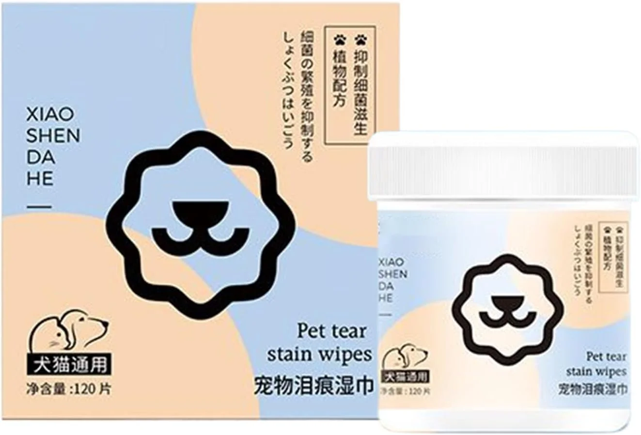 دستمال مرطوب نظافت گربه - دستمال مرطوب ملایم پاک کننده لکه اشک توله سگ | لوازم مراقبت از چشم سگ سازگار با پوست برای توله سگ ها، بچه گربه ها و خرگوش های کوچک، متوسط و بزرگ دستمال مرطوب نظافت گربه - دستمال مرطوب ملایم پاک کننده لکه اشک توله سگ | لوازم مراقبت از چشم سگ سازگار با پوست برای توله سگ ها، بچه گربه ها و خرگوش های کوچک، متوسط و بزرگ