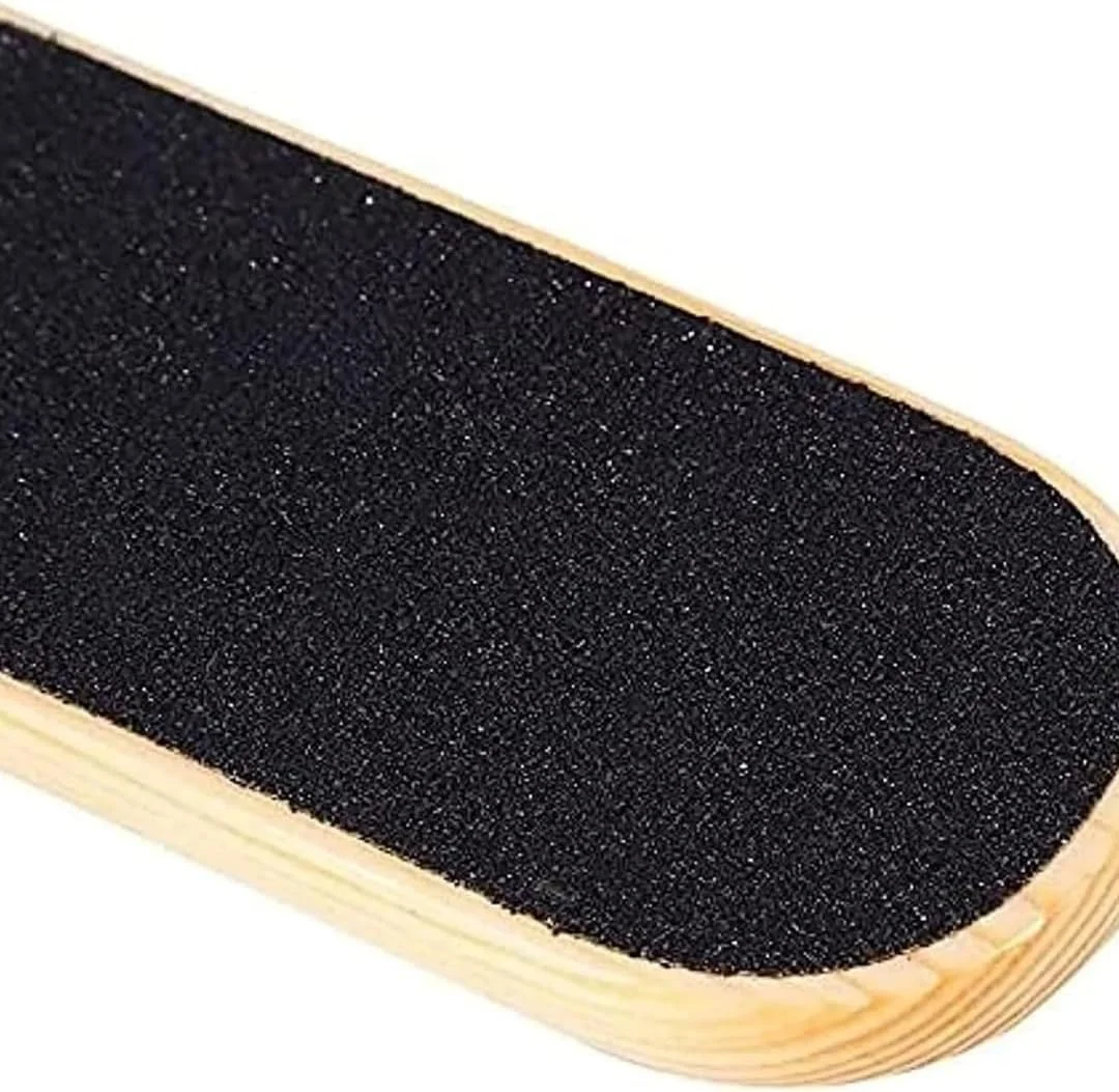 PARENCE. - رنده چوبی پا - سوهان پا برای از بین بردن پینه و پوست مرده - رنده دو طرفه لایه بردار 29 x 5.5 سانتی متر با طناب آویز - لوازم جانبی پدیکور برای خانه