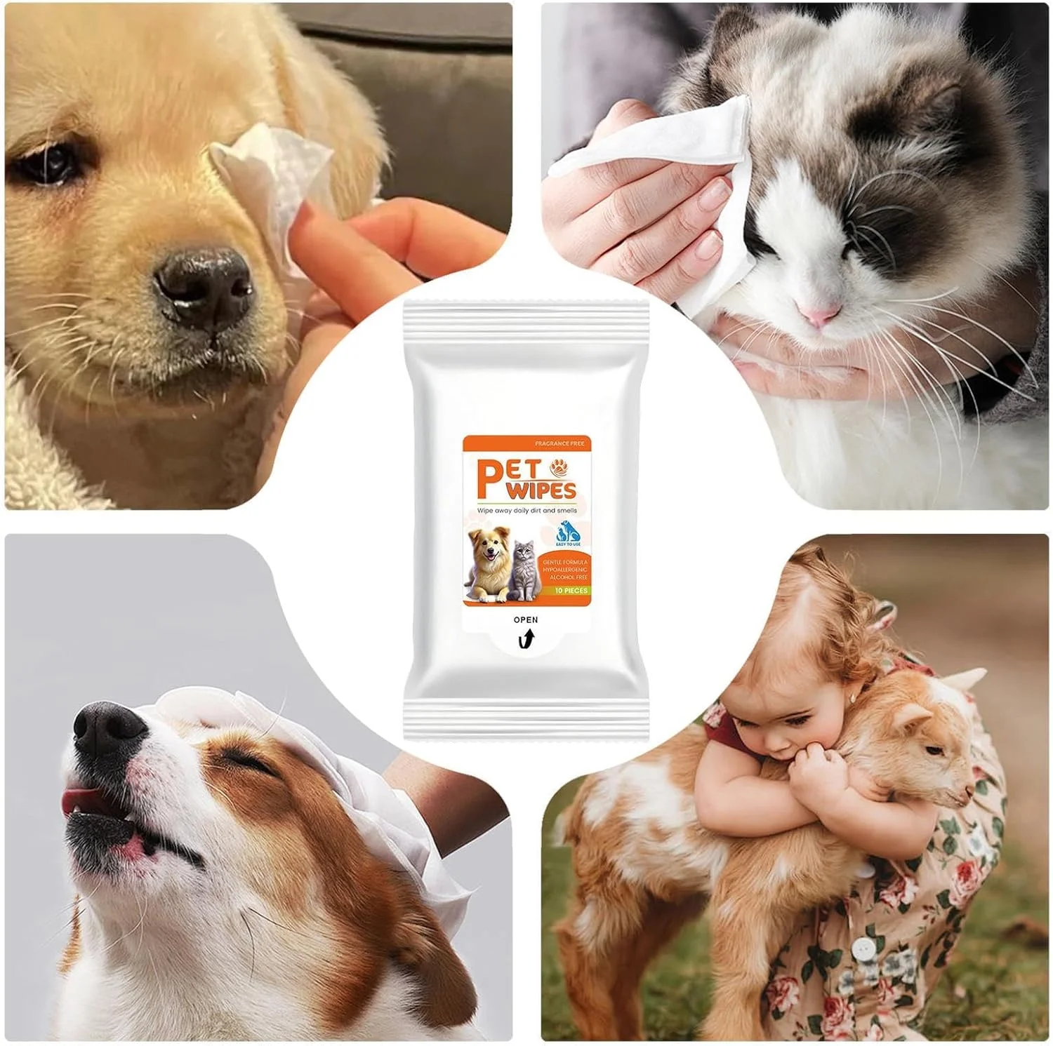 دستمال مرطوب چشم سگ برای رفع ترشحات و جرم - دستمال نرم لکه اشک - لوازم حیوانات خانگی برای حمام کردن، شستشو، نظافت، سلامت پنجه، مسافرت، داخل و خارج از منزل، تمیز کردن توله سگ توسط دامپزشک دستمال مرطوب چشم سگ برای رفع ترشحات و جرم - دستمال نرم لکه اشک - لوازم حیوانات خانگی برای حمام کردن، شستشو، نظافت، سلامت پنجه، مسافرت، داخل و خارج از منزل، تمیز کردن توله سگ توسط دامپزشک