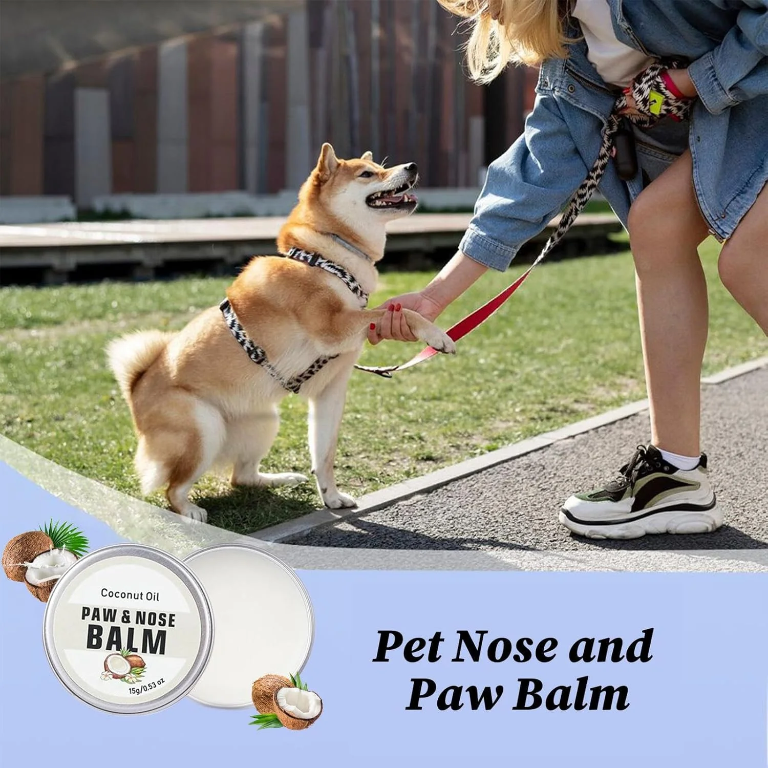 کرم پنجه سگ - مرهم تسکین دهنده بینی حیوانات خانگی برای توله سگ، کرم مرطوب کننده و تسکین دهنده برای سگ، توله سگ، بینی و پنجه حیوانات خانگی، مرطوب کننده پوست خشک و ترک خورده کرم پنجه سگ - مرهم تسکین دهنده بینی حیوانات خانگی برای توله سگ، کرم مرطوب کننده و تسکین دهنده برای سگ، توله سگ، بینی و پنجه حیوانات خانگی، مرطوب کننده پوست خشک و ترک خورده