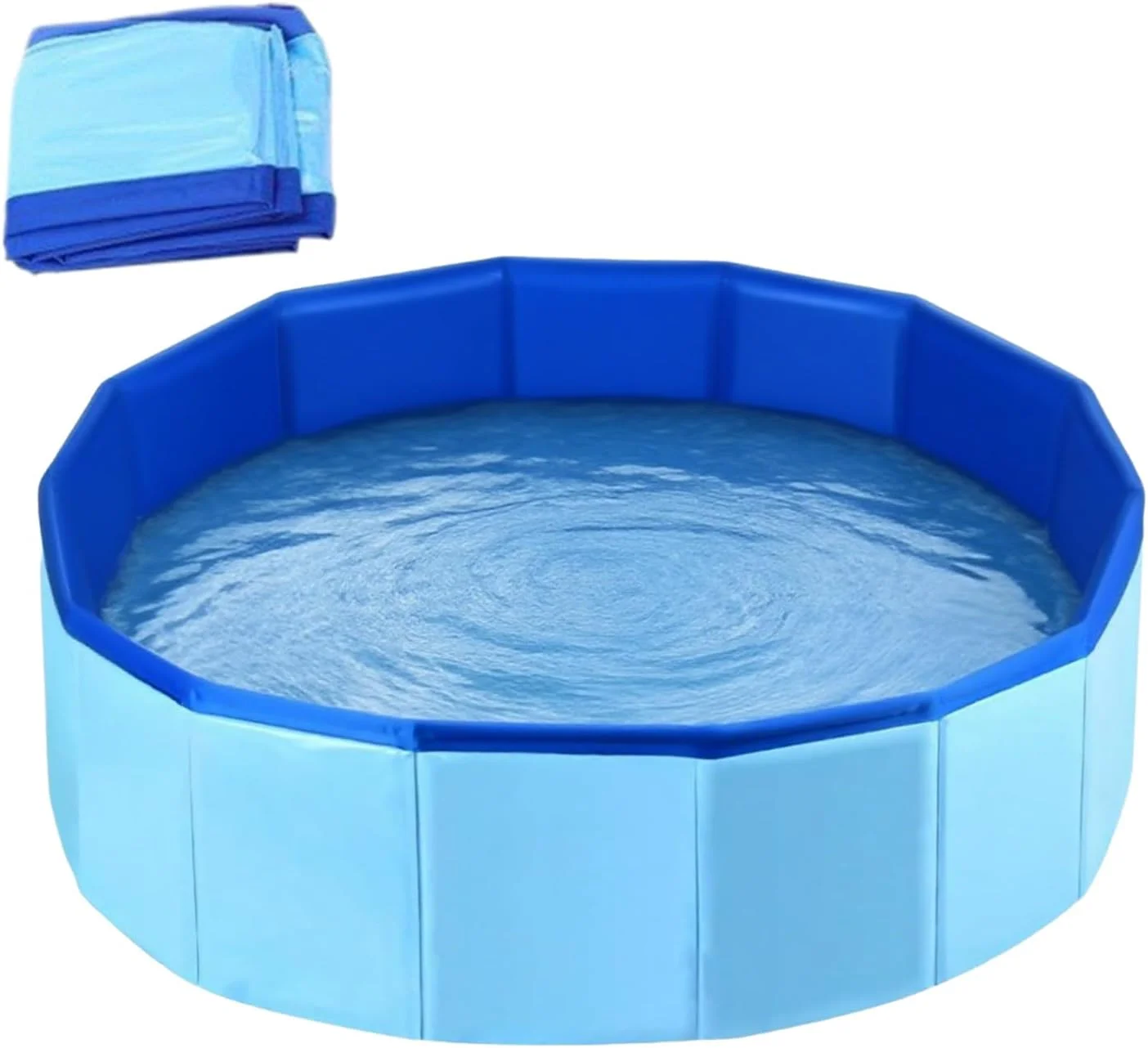 استخر شنا سگ، وان حمام حیوانات خانگی در فضای باز | استخر تاشو قابل حمل سگ و گربه برای کمپینگ، پاسیو، باغ، بالکن، ساحل، پیک نیک، حیاط خلوت و فضای باز استخر شنا سگ، وان حمام حیوانات خانگی در فضای باز | استخر تاشو قابل حمل سگ و گربه برای کمپینگ، پاسیو، باغ، بالکن، ساحل، پیک نیک، حیاط خلوت و فضای باز