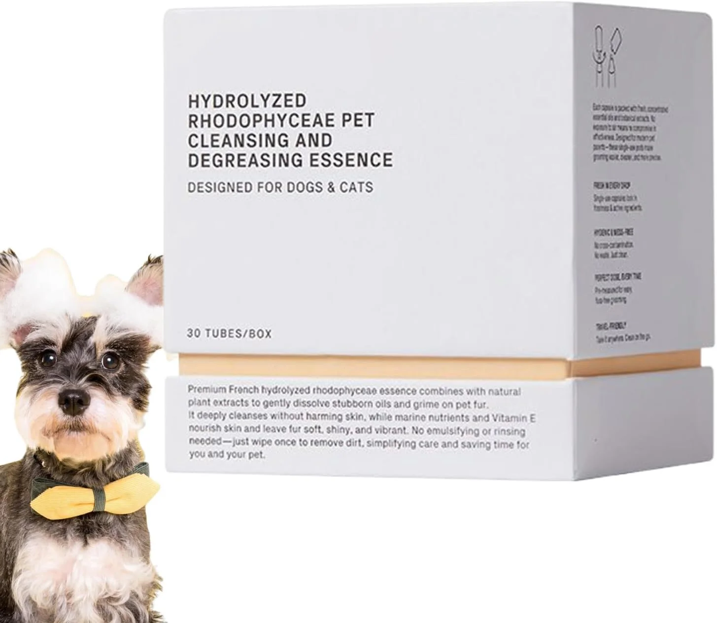 شامپو گربه - شامپو مراقبت از پوست و موی توله سگ برای پوست های خارش دار - لوازم حمام و نظافت گربه برای آپارتمان، مسافرت، بیمارستان، خوابگاه، فروشگاه و فضای باز