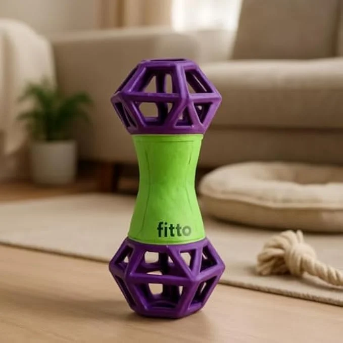 اسباب بازی حیوانات خانگی فیتو بنفش 18x7 سانتی متر - اسباب بازی جویدنی و پرتابی برای سگ ها و گربه ها، اسباب بازی تعاملی لاستیکی صدادار برای سگ های کوچک/متوسط و توله سگ ها اسباب بازی حیوانات خانگی فیتو بنفش 18x7 سانتی متر - اسباب بازی جویدنی و پرتابی برای سگ ها و گربه ها، اسباب بازی تعاملی لاستیکی صدادار برای سگ های کوچک/متوسط و توله سگ ها