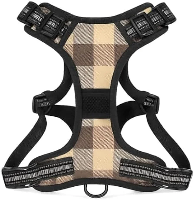 هارنس حیوانات خانگی فیتو قهوه ای سایز ایکس لارج 41x31 سانتی متر - جلیقه هارنس قابل تنظیم سگ و گربه برای پیاده روی و آموزش هارنس حیوانات خانگی فیتو قهوه ای سایز ایکس لارج 41x31 سانتی متر - جلیقه هارنس قابل تنظیم سگ و گربه برای پیاده روی و آموزش