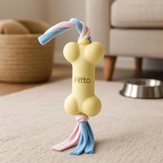 طناب بازی سگ فیتو 31x4.7 سانتی متر - رنگ های متنوع، اسباب بازی کشیدنی و جویدنی تعاملی برای سگ ها، توله سگ ها، تمیز کردن دندان، طناب کشی، کوچک و متوسط طناب بازی سگ فیتو 31x4.7 سانتی متر - رنگ های متنوع، اسباب بازی کشیدنی و جویدنی تعاملی برای سگ ها، توله سگ ها، تمیز کردن دندان، طناب کشی، کوچک و متوسط