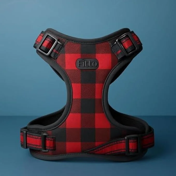 هارنس حیوانات خانگی فیتو قرمز سایز M 25x24 سانتی متر - هارنس قابل تنظیم سگ و گربه برای پیاده روی، بند سینه راحت و آسان هارنس حیوانات خانگی فیتو قرمز سایز M 25x24 سانتی متر - هارنس قابل تنظیم سگ و گربه برای پیاده روی، بند سینه راحت و آسان