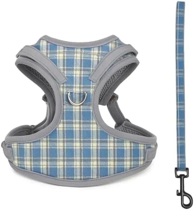 ست قلاده و بند قلاده حیوانات خانگی کوچک Fitto سایز S 21x16cm قابل تنظیم سگ توله سگ گربه بند پیاده روی سبک وزن بدون کشیدن ست قلاده و بند قلاده حیوانات خانگی کوچک Fitto سایز S 21x16cm قابل تنظیم سگ توله سگ گربه بند پیاده روی سبک وزن بدون کشیدن